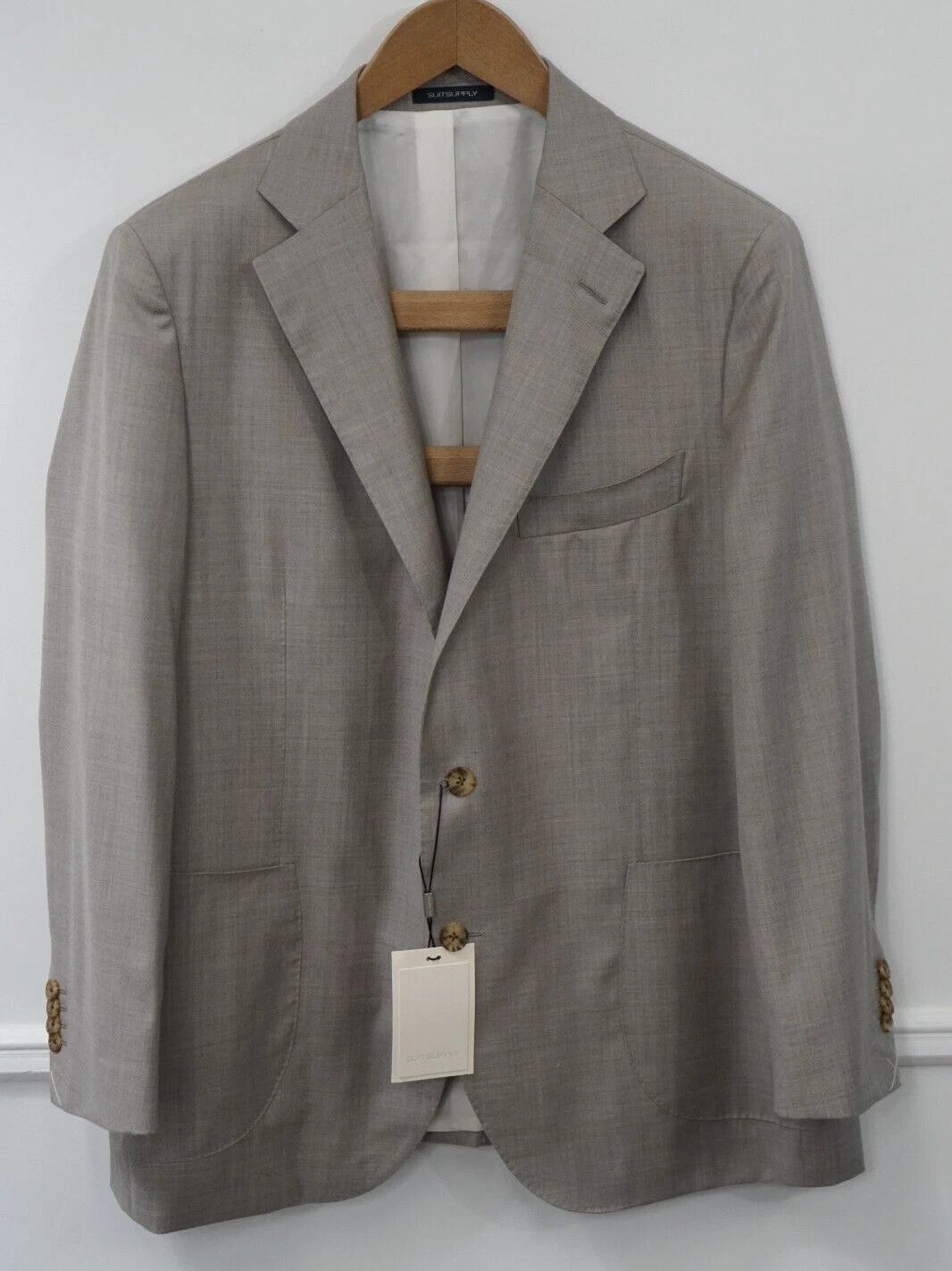 Suitsupply Men Suitsupply Blazer La Spalla Wool Vitale Barberis US46S Size 46S - 1 Thumbnail