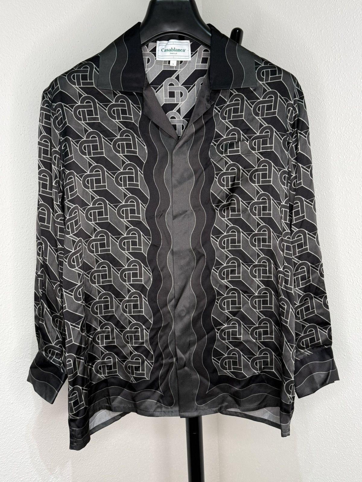 Casablanca Casablanca Black Heart Monogram Shirt Size US S / EU 44-46 / 1 - 1 Thumbnail