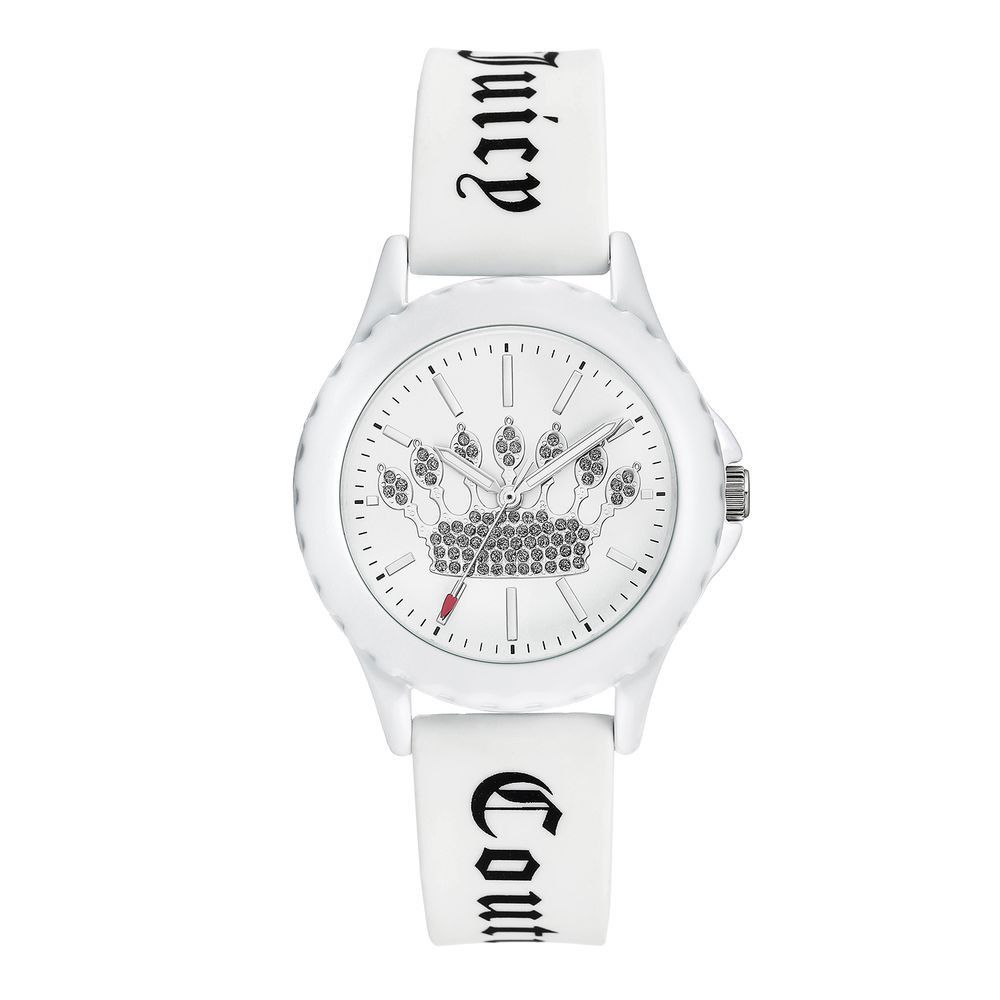 Juicy Couture White Silicone Women's Watch Size ONE SIZE - 1 Thumbnail