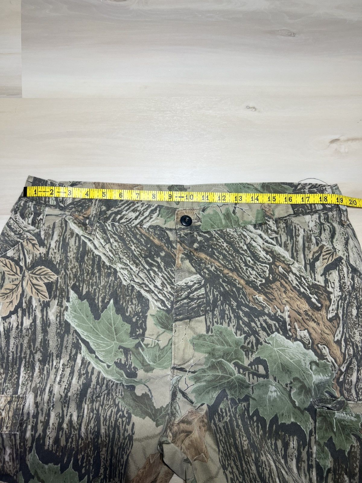 Realtree 90s y2k Liberty Hunting Camo cargo baggy drawstring ripstop Size US 34 / EU 50 - 4 Thumbnail