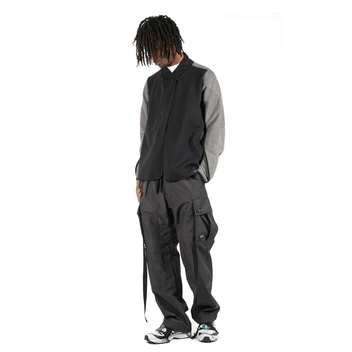 Byborre Byborre F4 Jacket Black/White 3D Knit Techwear Size S/M Size US S / EU 44-46 / 1 - 10 Thumbnail