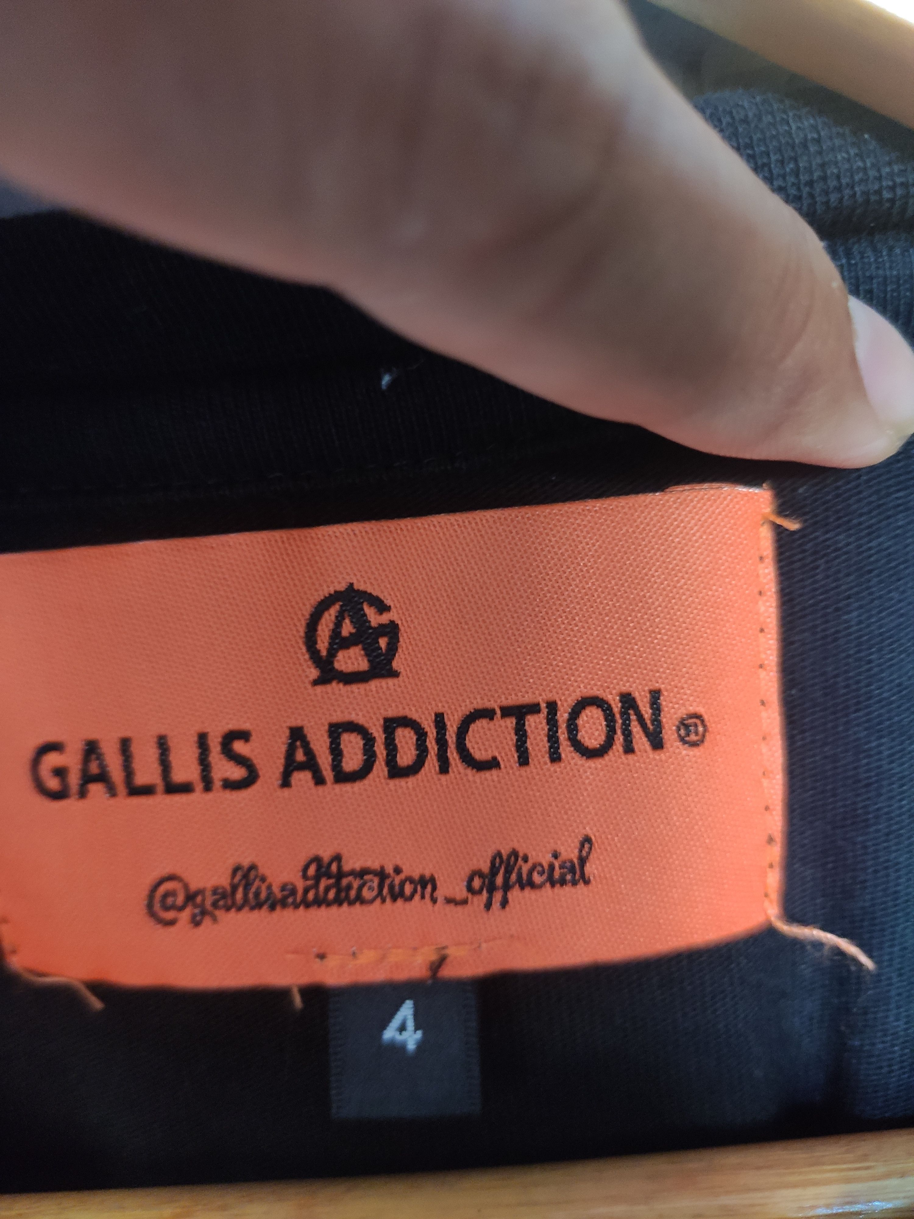 Japanese Brand Gallis Addiction t shirt oversized Size US L / EU 52-54 / 3 - 7 Thumbnail