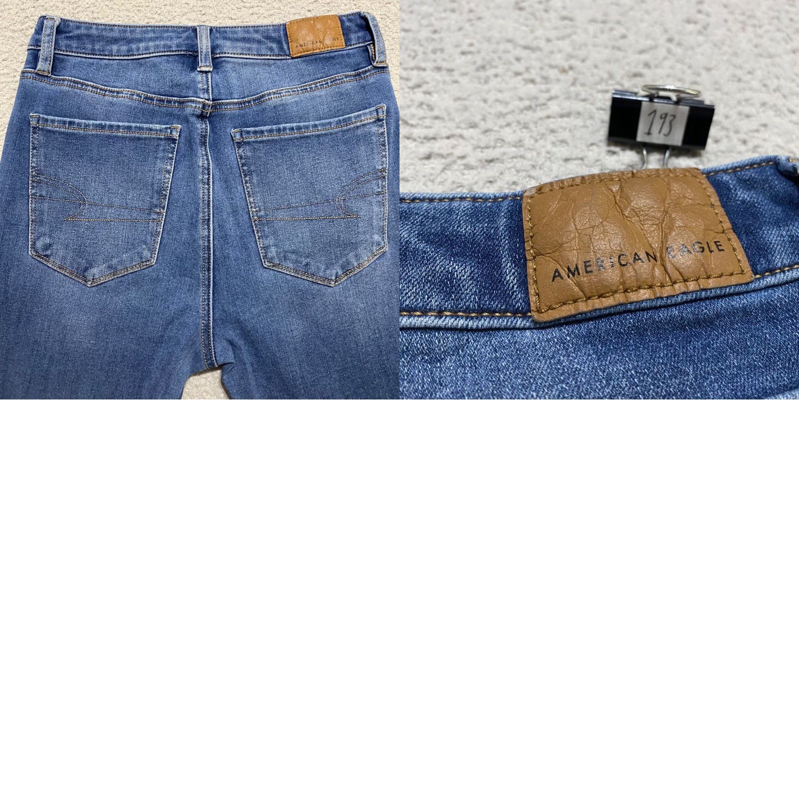 American Eagle Outfitters American Eagle Outfitters Jeans Womens 2 Blue Denim High Rise Jegging Medium Wash Stretch 5-Pocket Regular Size 26" / US 2 / IT 38 - 9 Thumbnail
