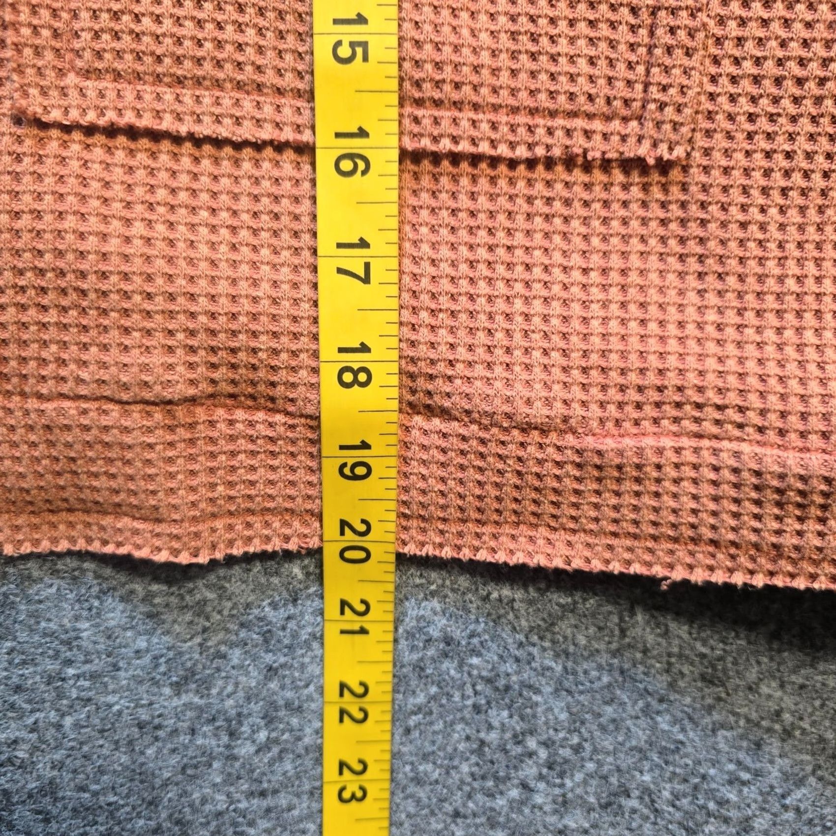 Vintage POL Jacket Womens Medium Brown Orange Cropped Waffle Knit Boxy Oversized Boho Shirt Womens Medium Brown Orange Cropped Waffle Knit Boxy Oversized Boho Size M / US 6-8 / IT 42-44 - 6 Thumbnail