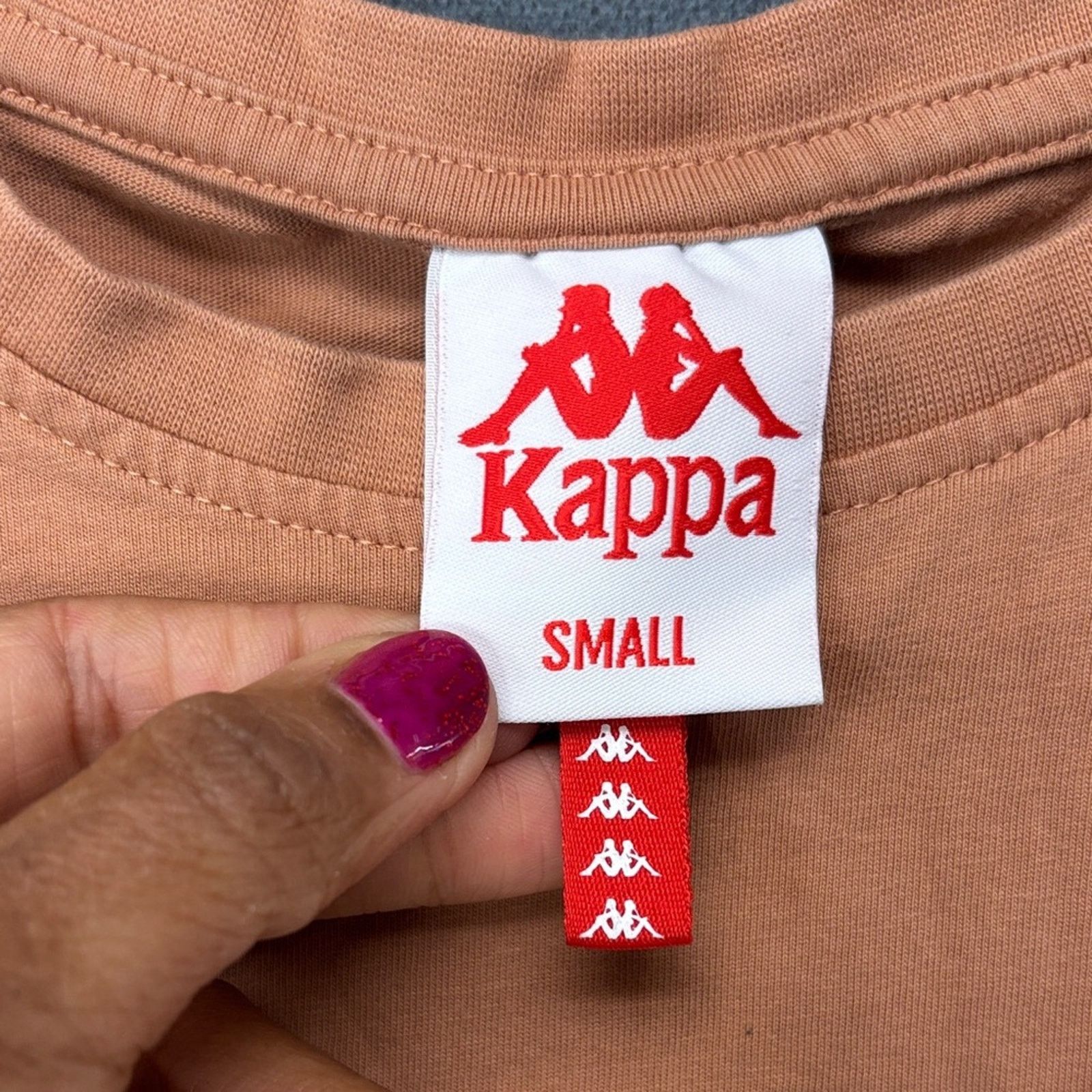 Kappa Kappa Authentic Brown Logo Tee Soccer Blockcore Athletic Size US S / EU 44-46 / 1 - 2 Thumbnail