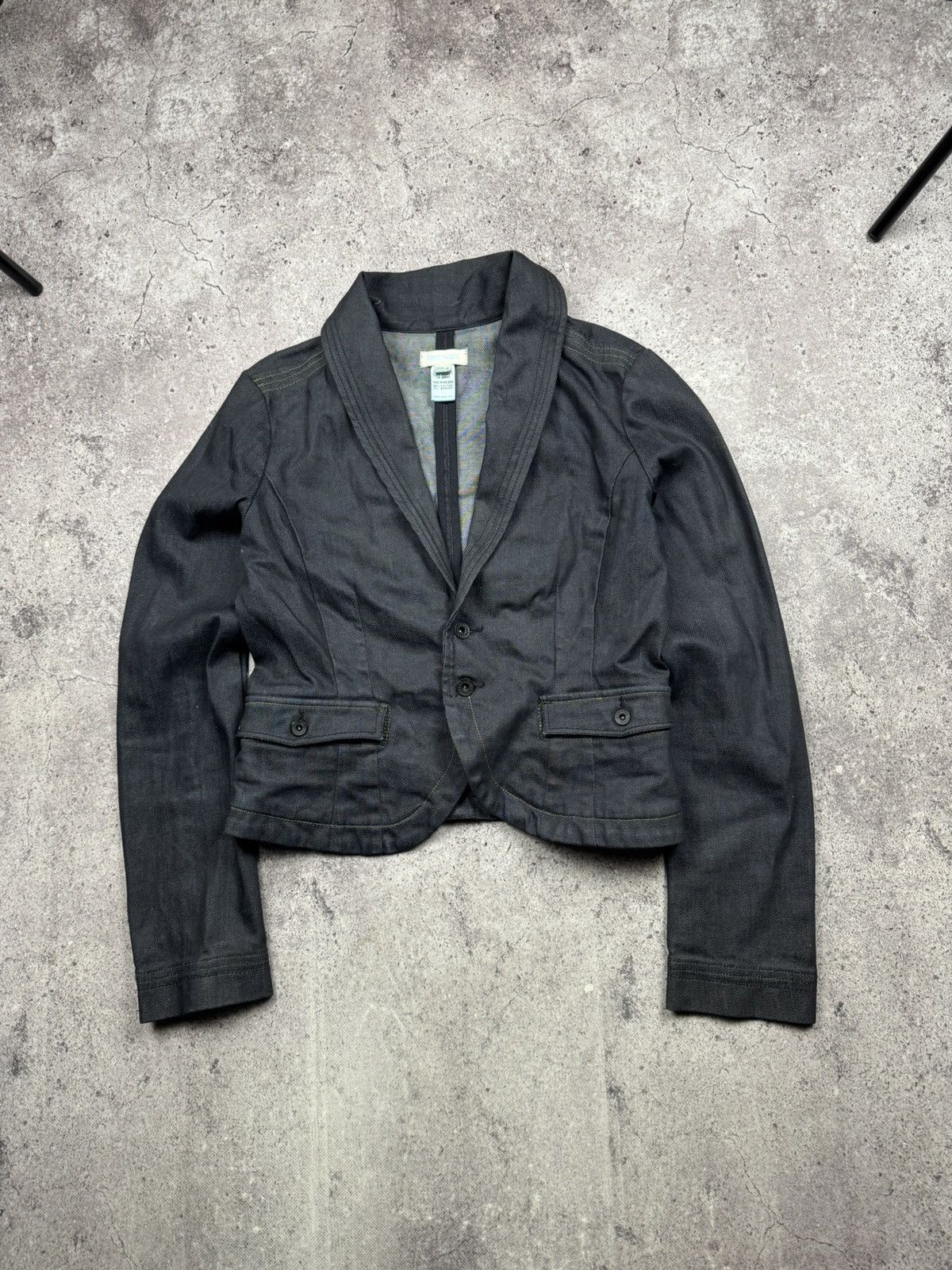 Diesel Y2K DIESEL VINTAGE JUNYA WATANABE STYLE DENIM BLAZER JACKET Size M / US 6-8 / IT 42-44 - 1 Thumbnail