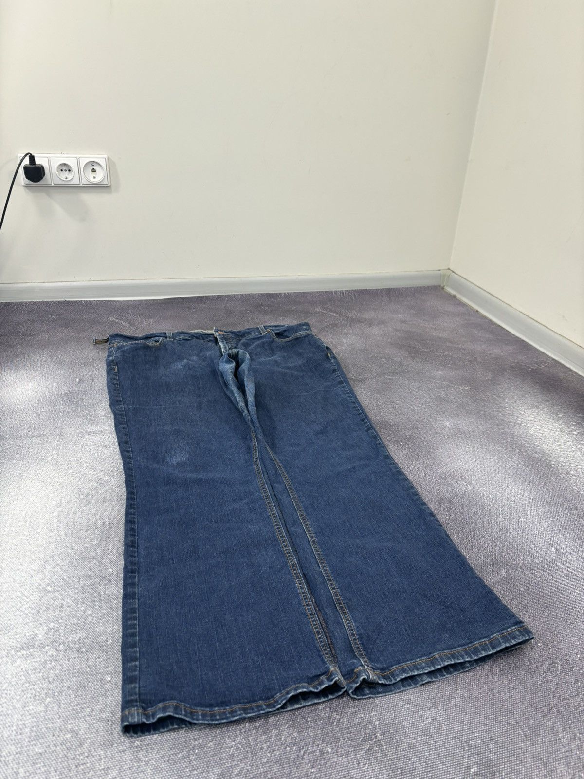 Dickies Vintage Dickies 2000s Wide Leg Y2K Hype Bootcut Flared Jeans Size US 42 / EU 58 - 9 Thumbnail