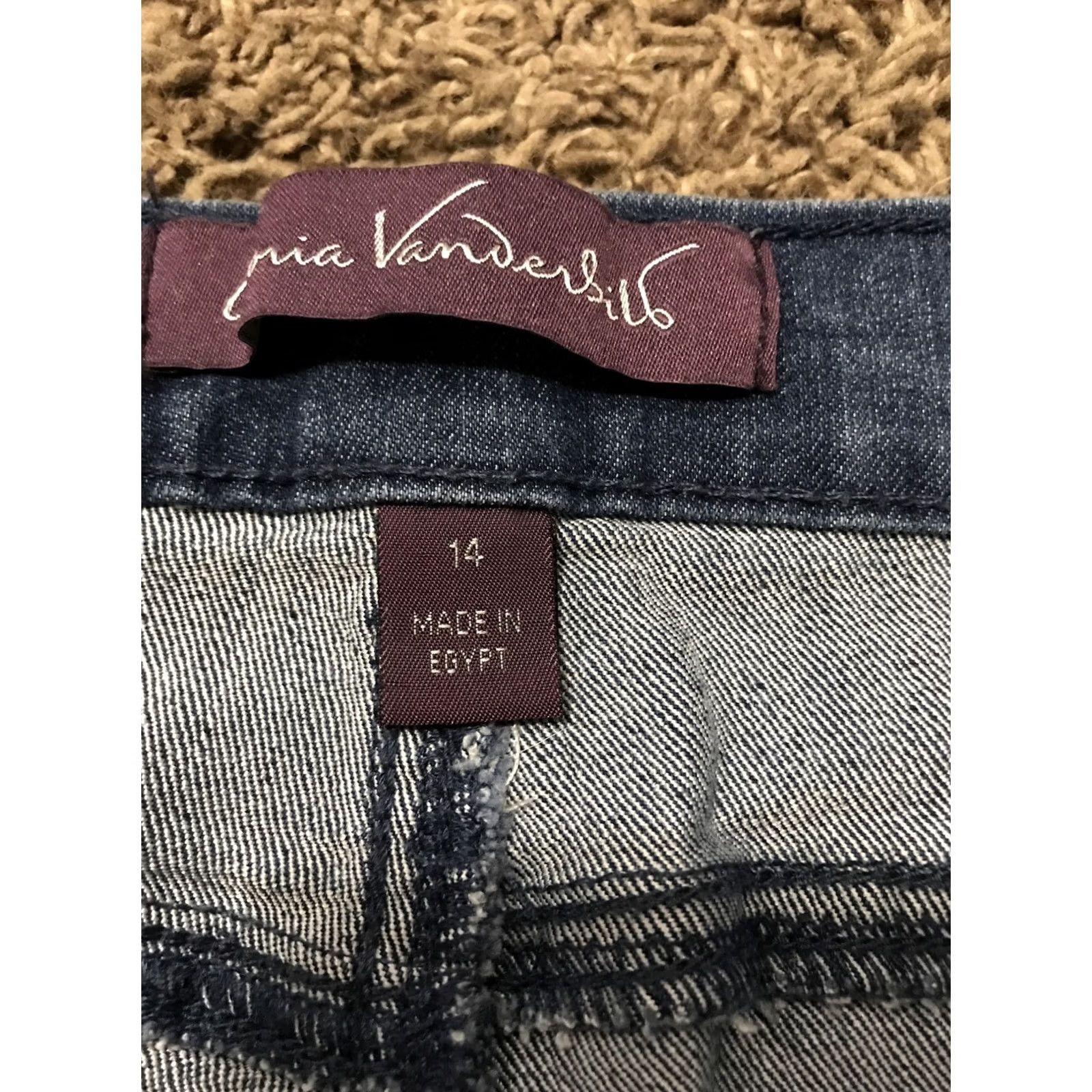 Gloria Vanderbilt Gloria Vanderbilt Jeans Womens 14 Blue amanda Size Short Cotton Blend B21 Size 36" / US 14 / IT 50 - 2 Thumbnail