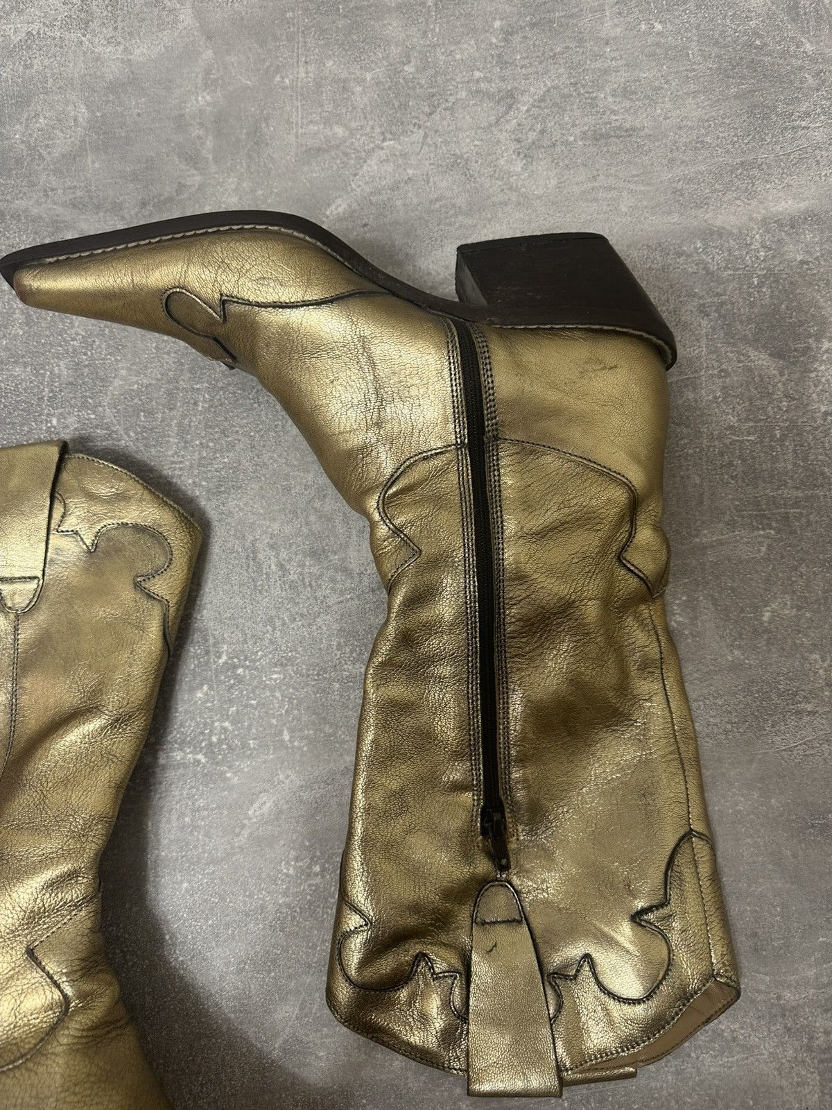 Vintage Vintage Leather Cowboy Boots Size US 9 / IT 39 - 8 Thumbnail