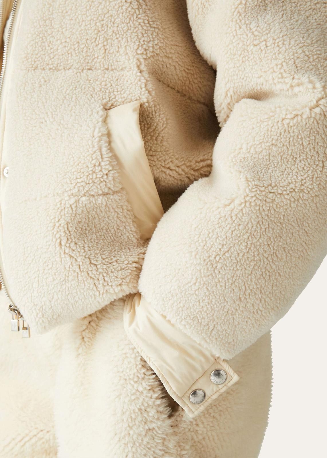 Loro Piana o1srvl11e0824 Ernest Cashfur Puffer Jacket in Beige Size XXL / US 16-18 / IT 52-54 - 4 Thumbnail