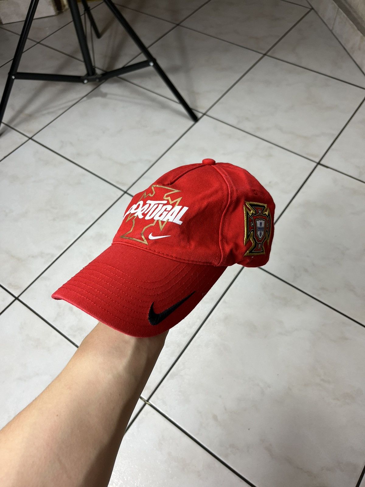 Nike × Vintage Nike vintage Portugal core cap y2k cr7 Cristiano Ronaldo hat Size ONE SIZE - 2 Thumbnail