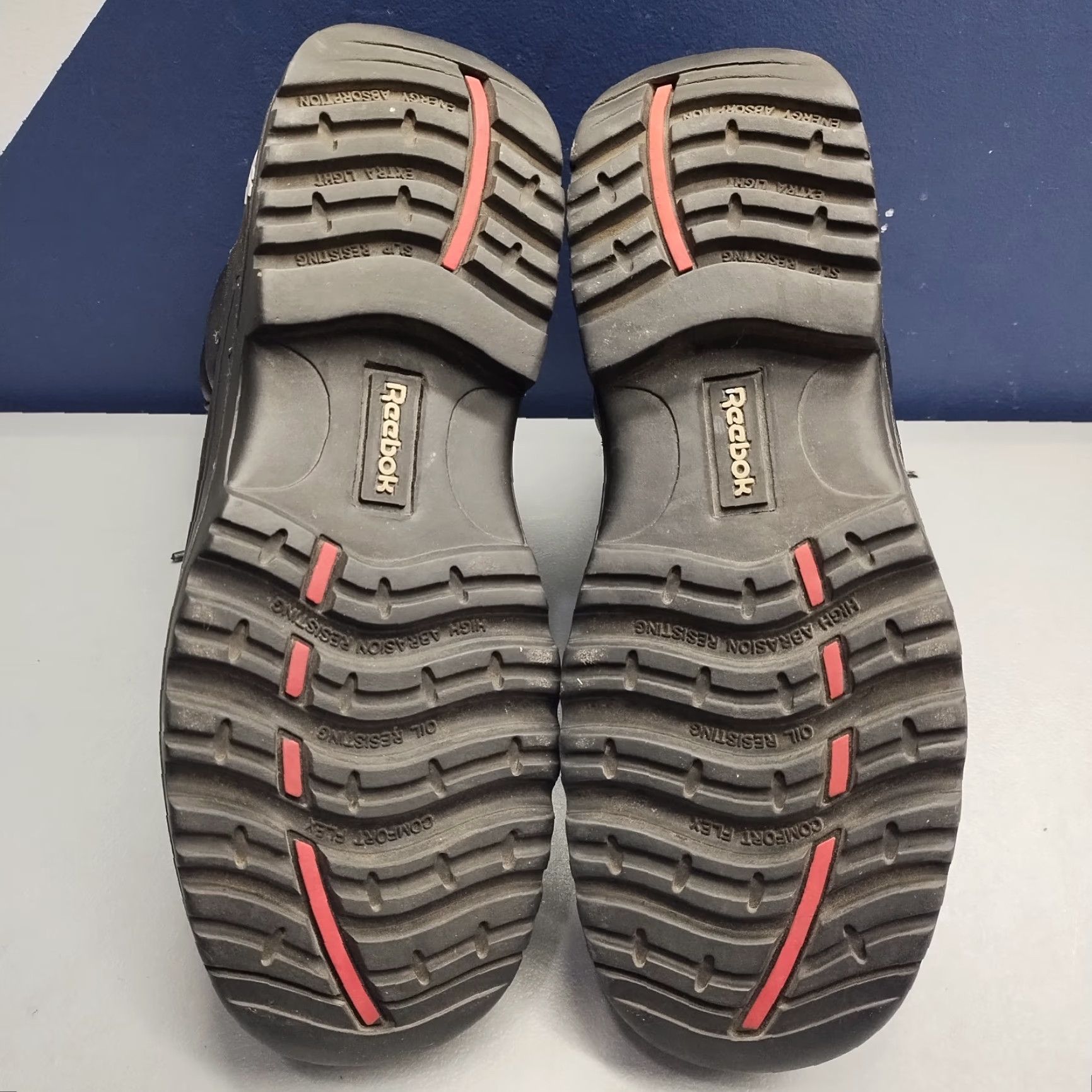 Reebok Reebok Trainex Work Boots Womens Size: Womens 9M Black Leather Waterproof Composite Toe Shoes Size US 9 / IT 39 - 7 Thumbnail