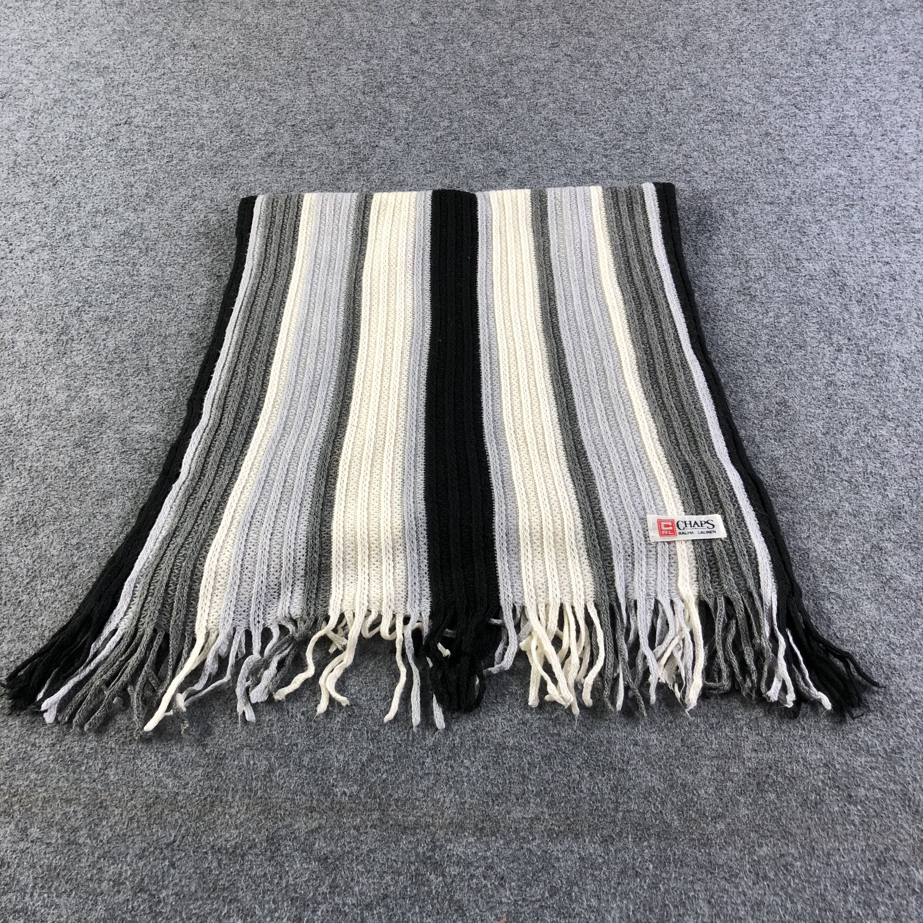 Chaps Ralph Lauren Chaps Ralph Lauren Knit Wool Scarf Muffler V1249 Size ONE SIZE - 2 Thumbnail