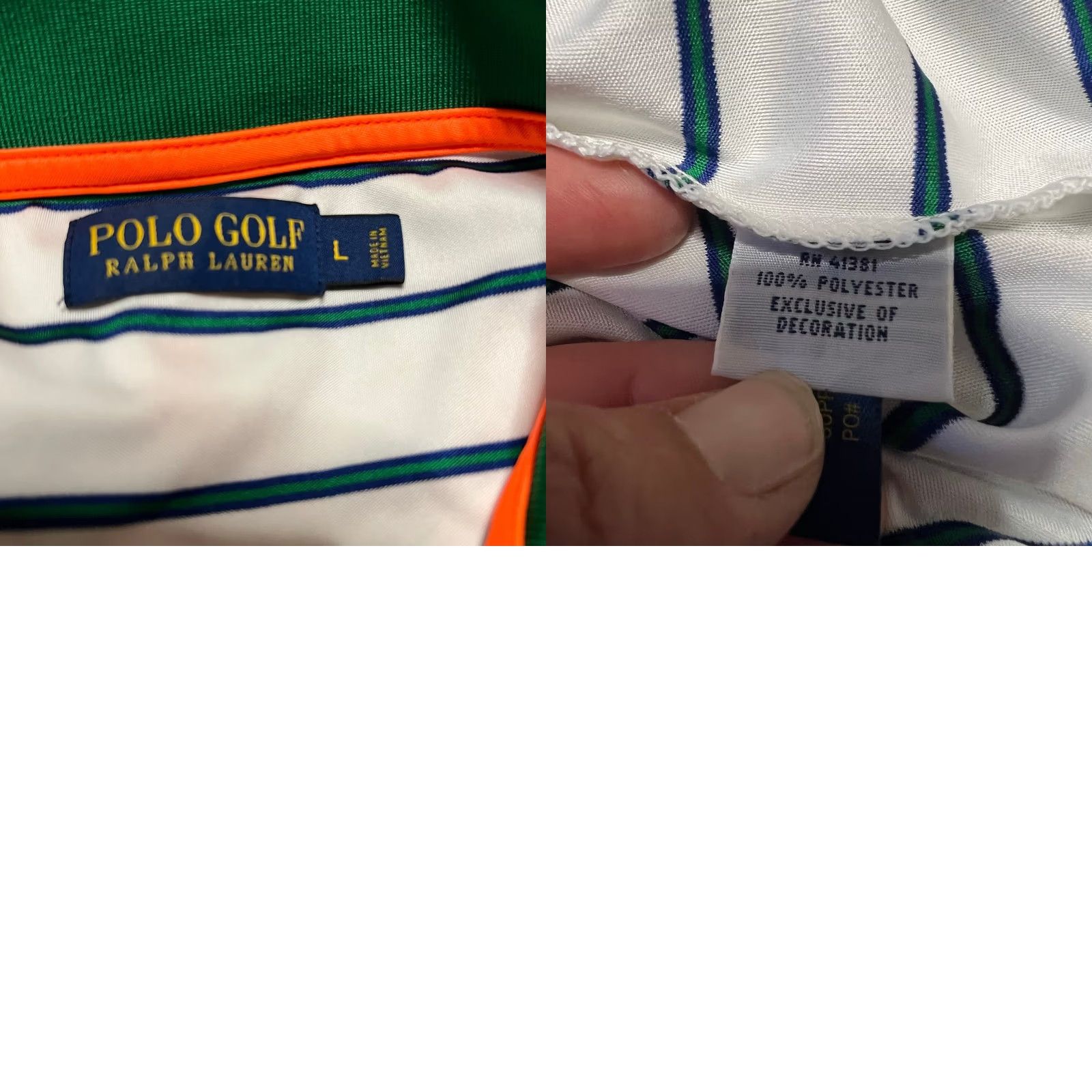 RLX Ralph Lauren RLX Polo Ralph Lauren Shirt Mens Large 2017 US Open Golf Performance Stripe White L Mens Shirt Size US L / EU 52-54 / 3 - 8 Thumbnail