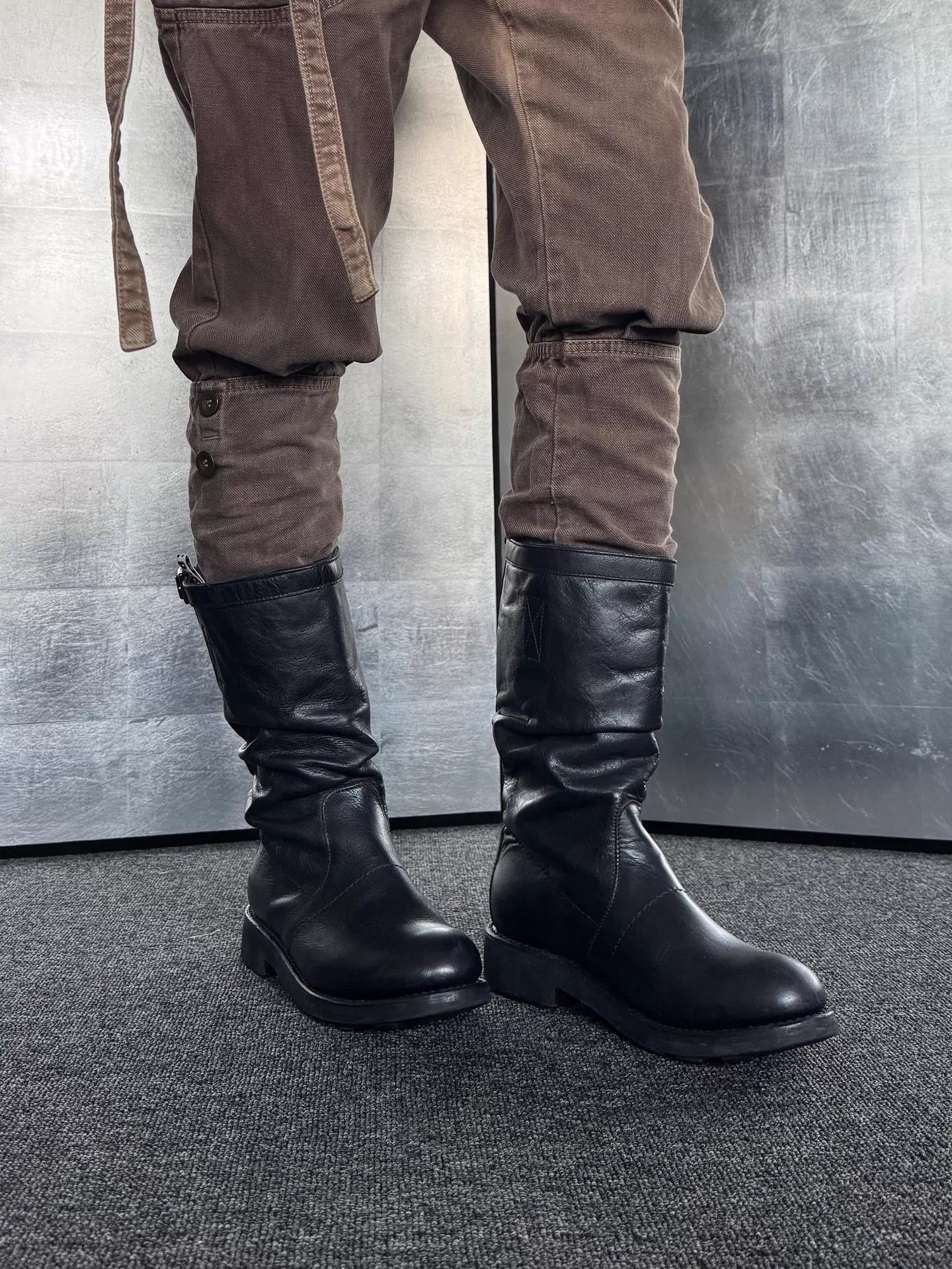 Belgian Shoes Belgian Brand Leather Boots 30cm Shaft Mint Size 38 Size US 7.5 / IT 37.5 - 7 Thumbnail