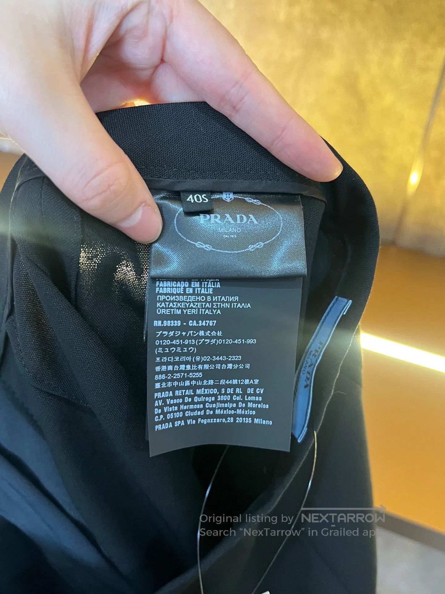 Prada Prada Trousers| Size US 40 / EU 56 - 3 Thumbnail