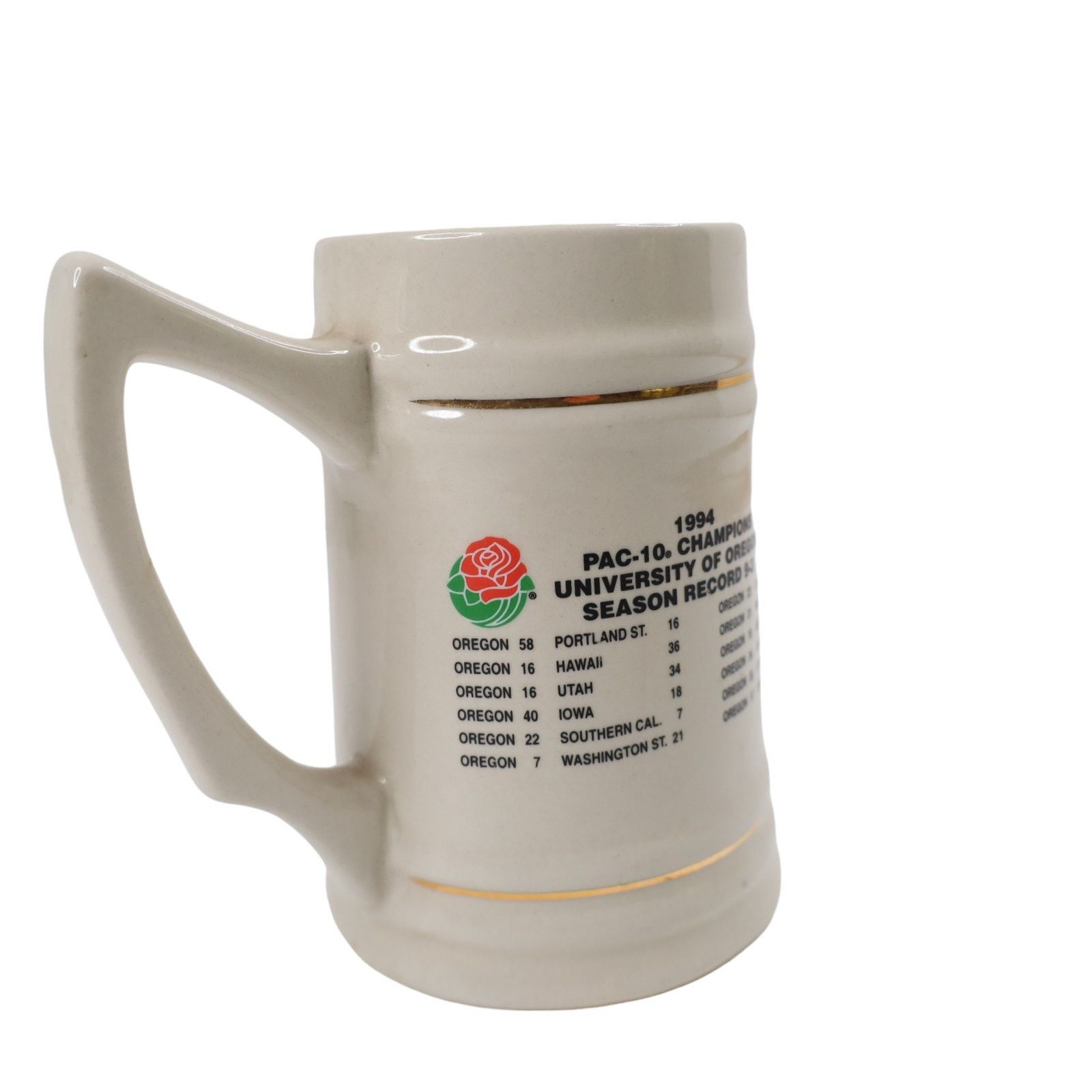 NCAA × Vintage Vintage University of Oregon Ducks Rose Bowl Beer Stein Size ONE SIZE - 4 Thumbnail