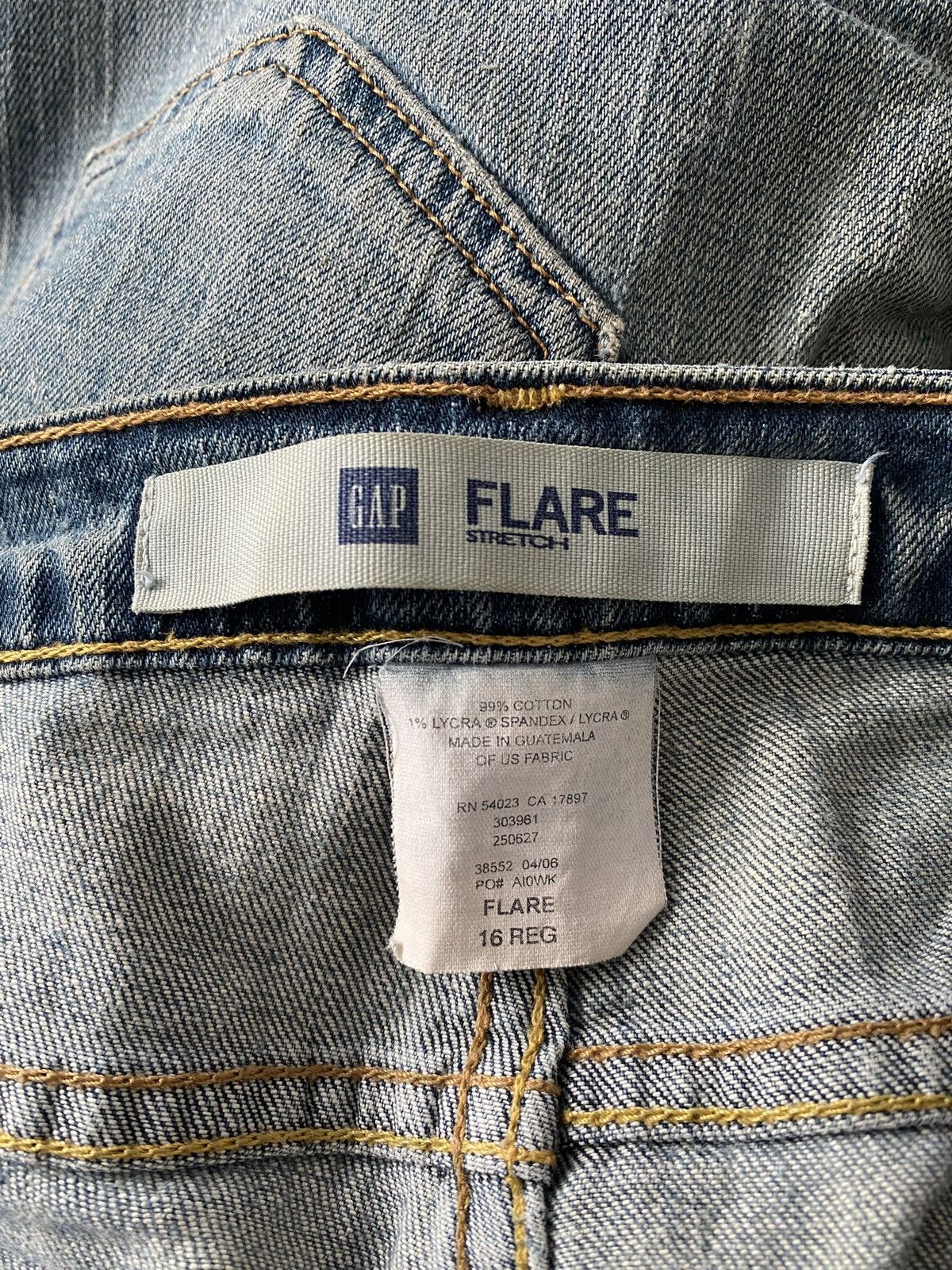 Gap × If Six Was Nine × Vintage Gap Vintage Y2k Denim Jeans Flare Pants Washed Distressed Size US 36 / EU 52 - 12 Thumbnail