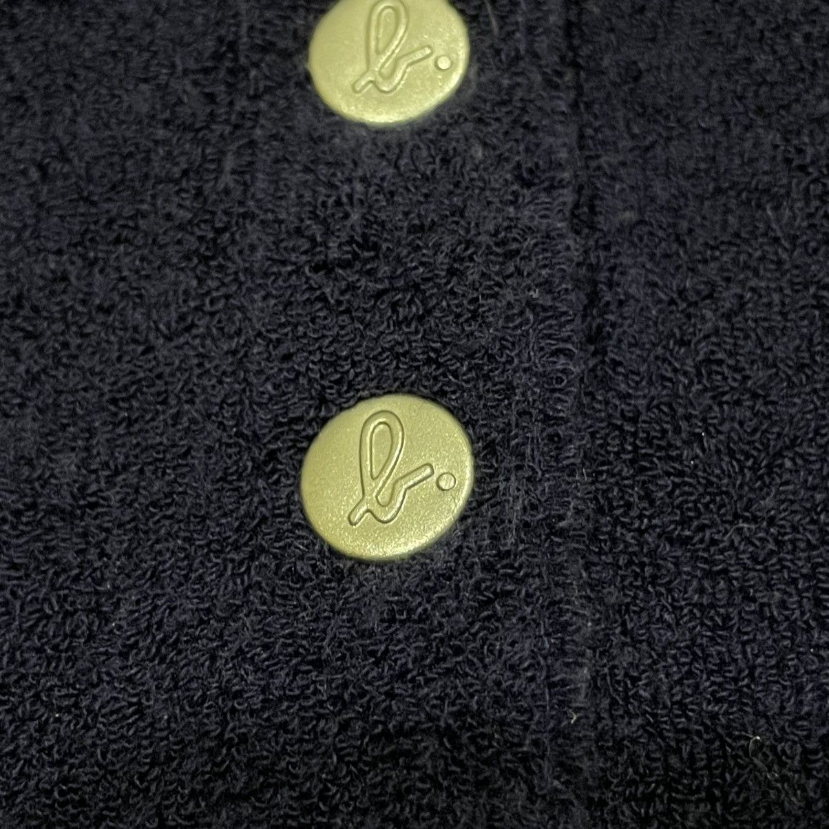 agnes b. Agnes B navy blue terry le petit snap cardigan Size XS / US 0-2 / IT 36-38 - 11 Thumbnail