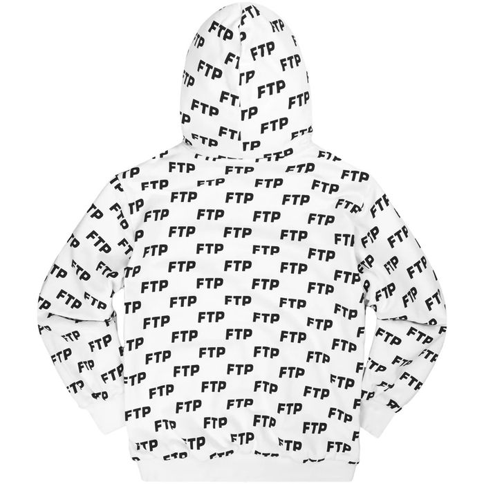 Fuck The Population FTP All Over Logo Hoodie Reversible | Grailed