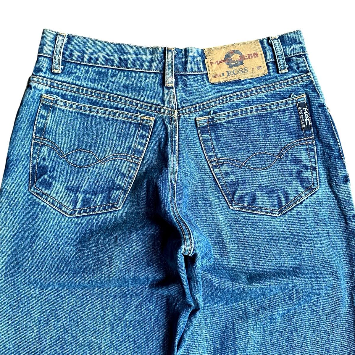 JNCO × Southpole × Vintage Rare Y2K MAC Blue One Japanese Brand Wide Leg Denim Jeans Size US 29 - 5 Thumbnail