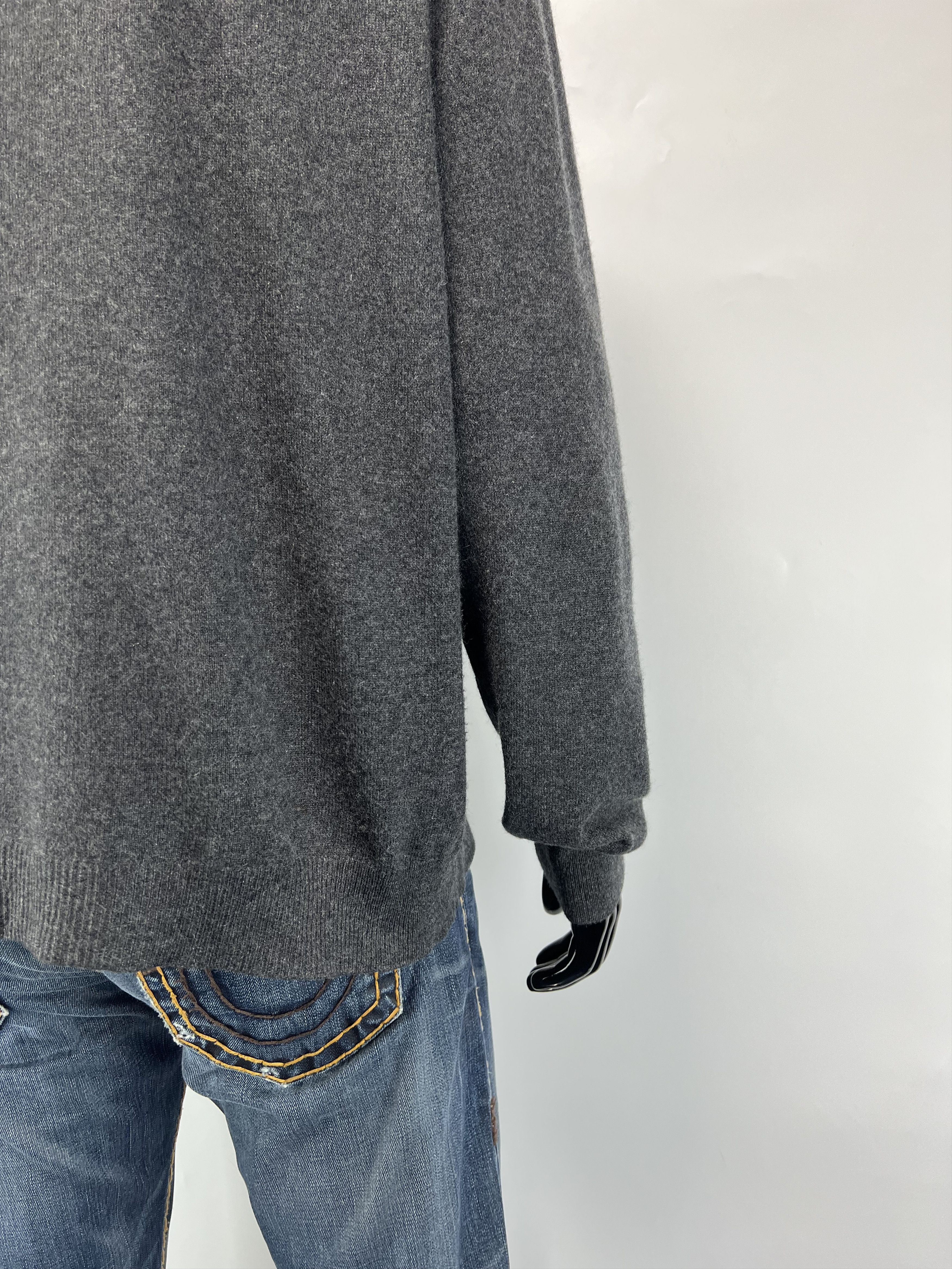Maurizio Baldassari Maurizio Baldassari Wool Silk 1/4 Zip Sweater Size US XXL / EU 58 / 5 - 12 Thumbnail