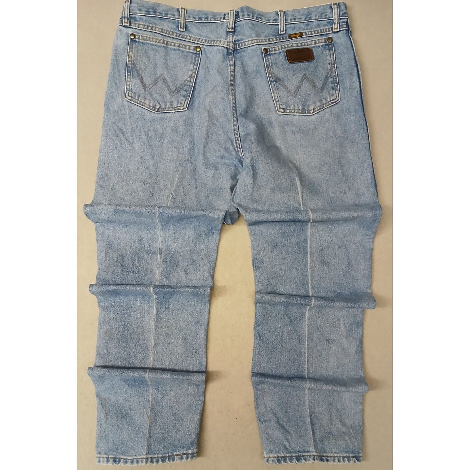 Wrangler Wrangler (40x36) Men's 47 MWZ Regular Fit Blue Denim Jeans Size US 40 / EU 56 - 8 Thumbnail