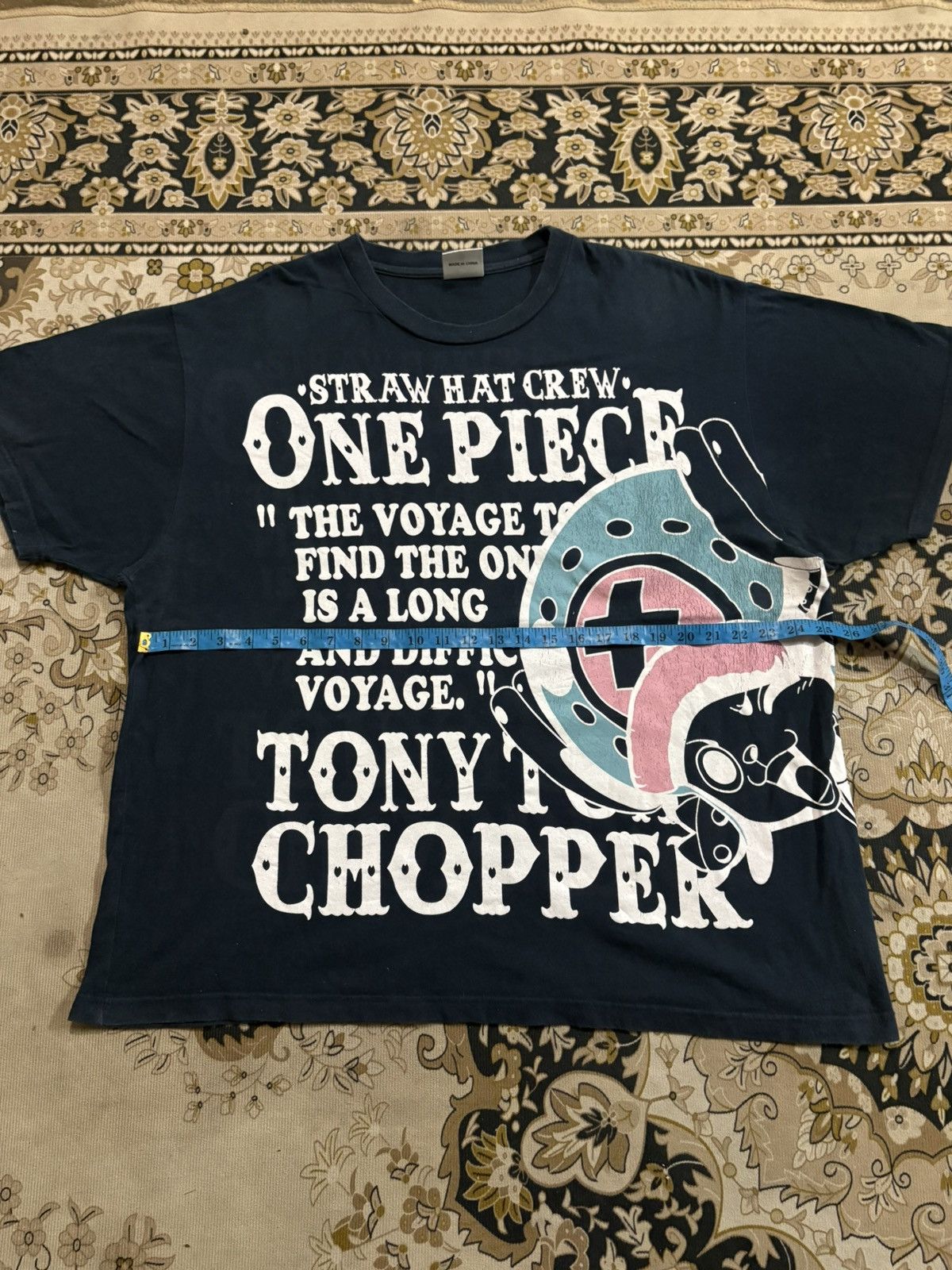 Anime Japanese Anime One Piece Over Print Tee Size US XXL / EU 58 / 5 - 9 Thumbnail