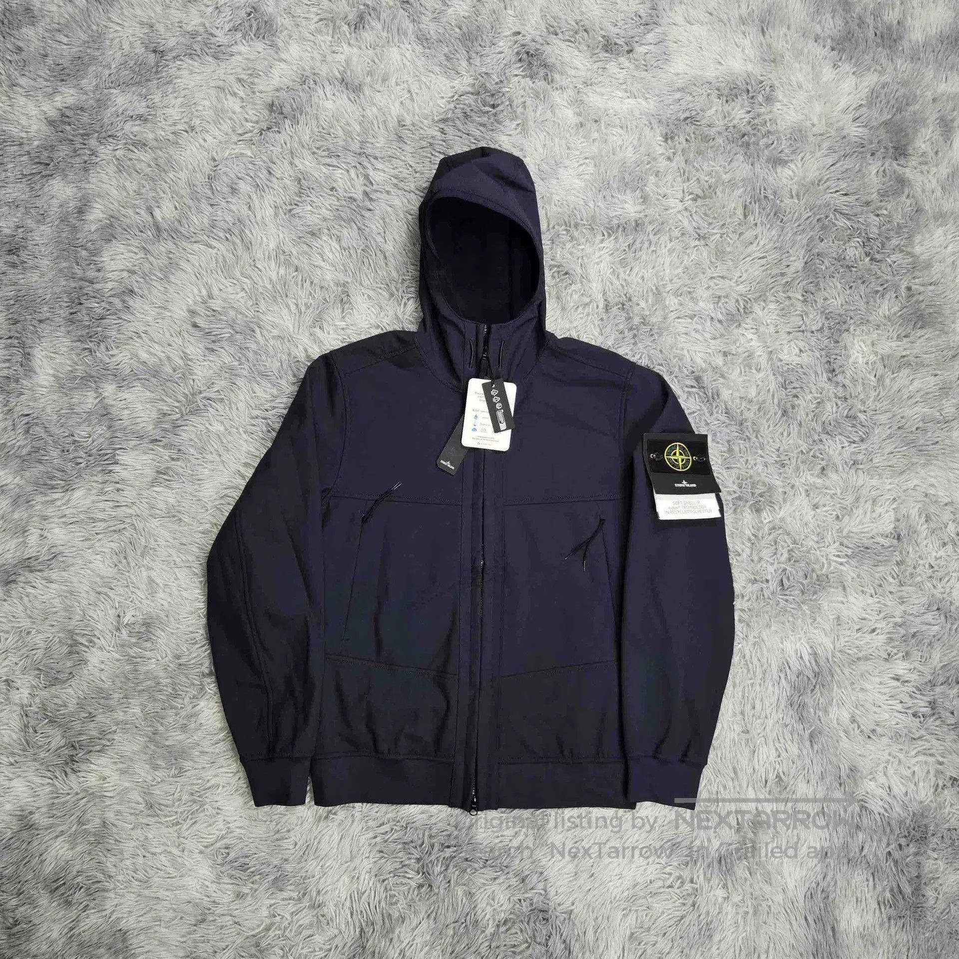 Stone Island stone island soft shell hooded jacket. Size US M / EU 48-50 / 2 - 1 Thumbnail