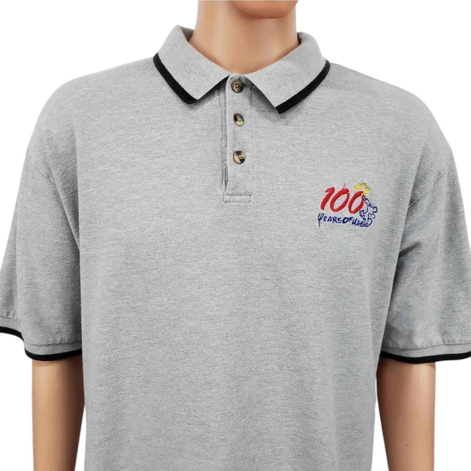 Disney × Vintage Walt Disney World Polo Shirt 100 years of Magic 2001 Vintage Size US XL / EU 56 / 4 - 3 Thumbnail