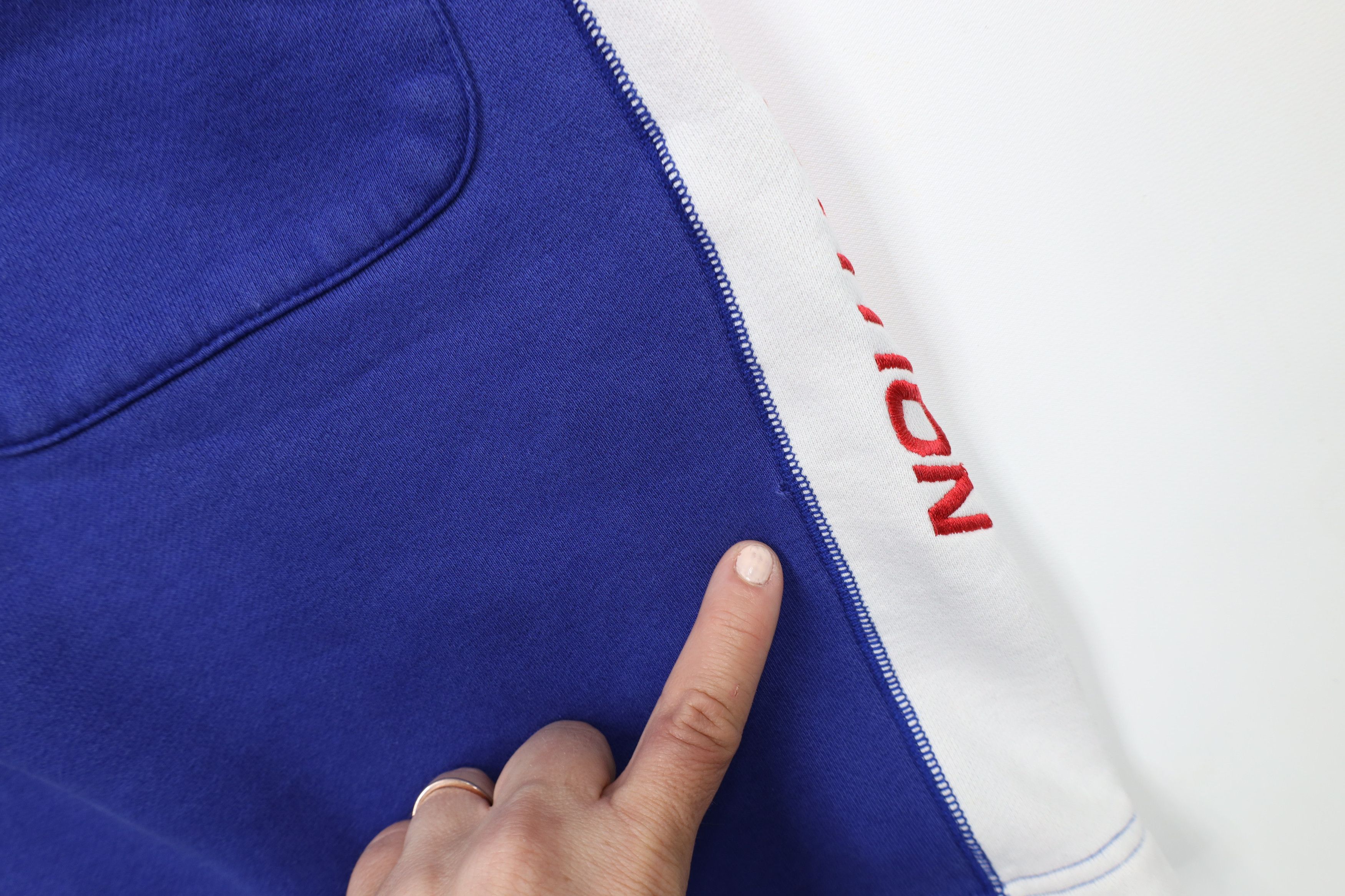 Nautica × Vintage Vintage 90s Nautica Competition Spell Out Sweatpants Shorts Size US 38 / EU 54 - 13 Thumbnail