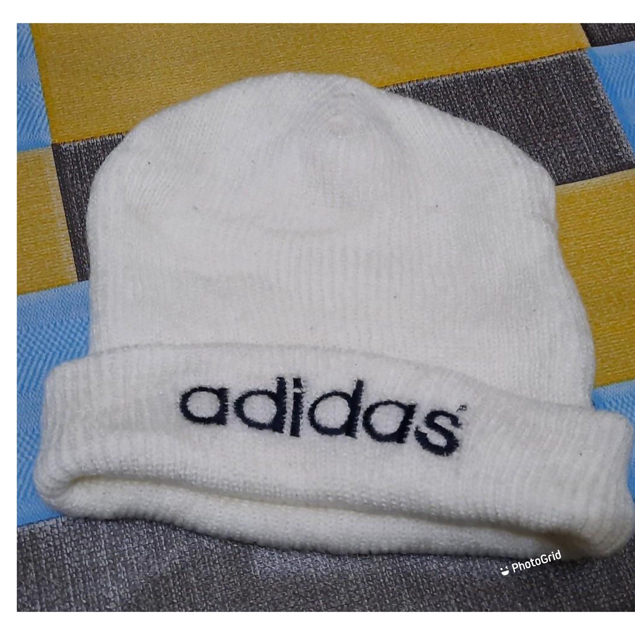 Adidas × Japanese Brand × Vintage Vintage Adidas Spellout Beanie Size ONE SIZE - 1 Thumbnail