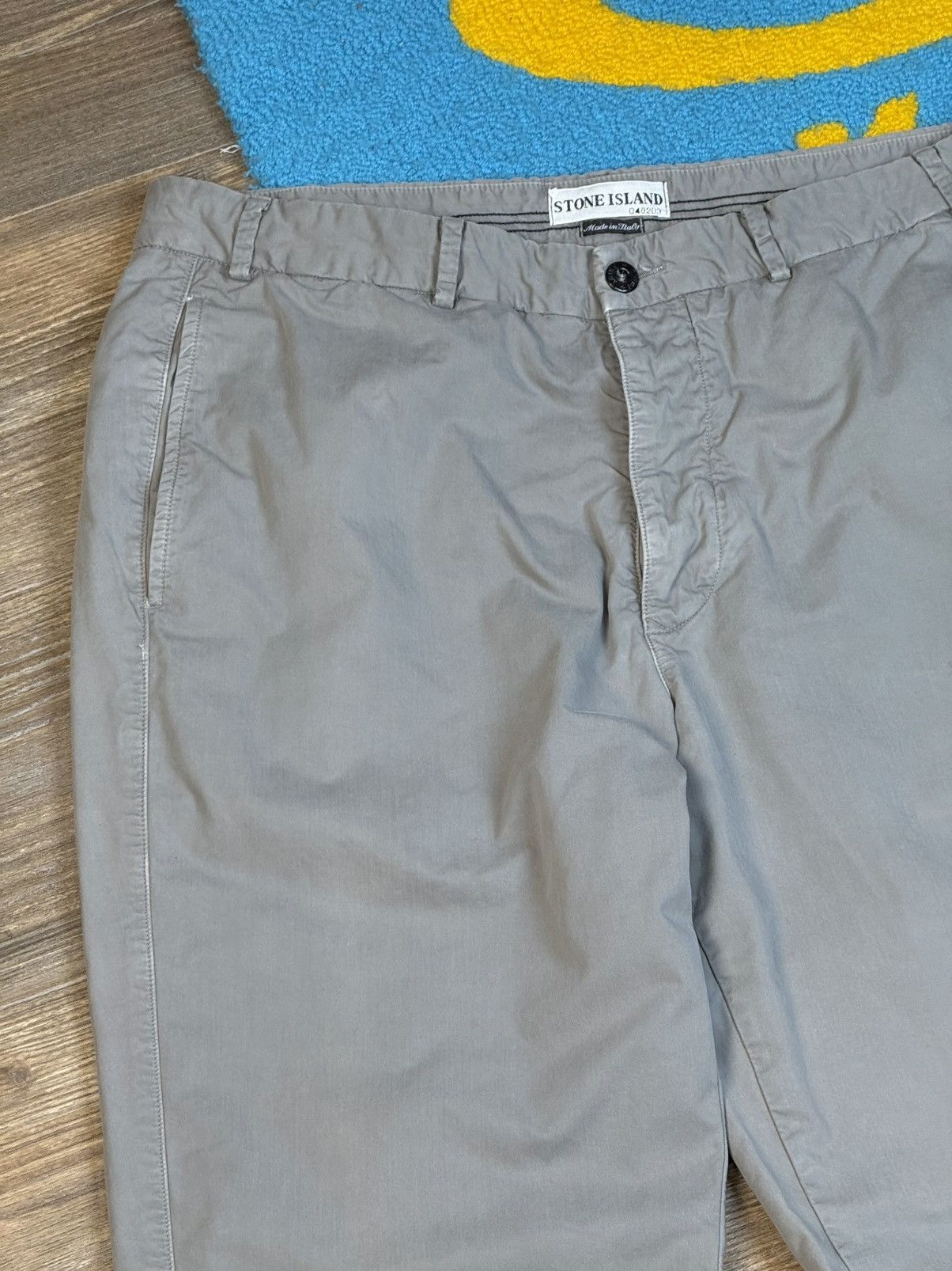 Stone Island × Vintage Vintage Stone Island Gray Chino Trousers Pant Size US 36 / EU 52 - 4 Thumbnail