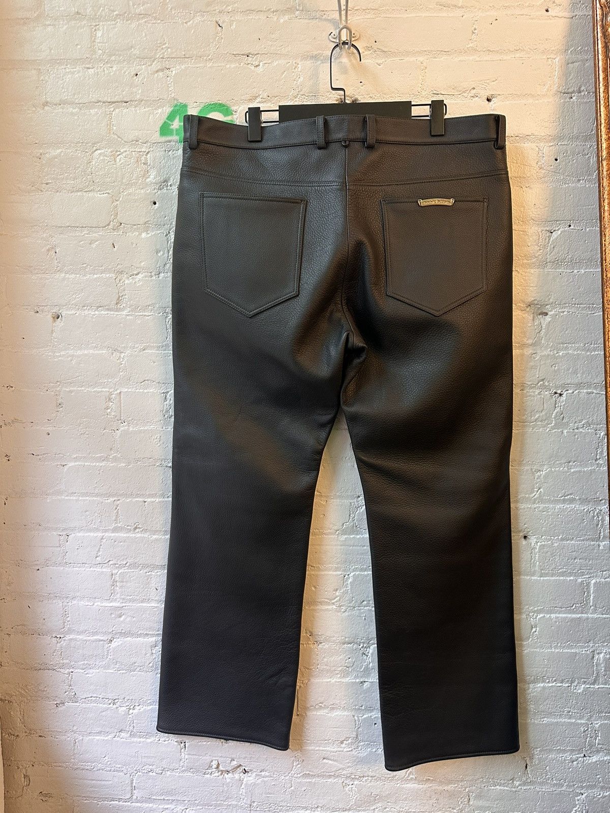 Chrome Hearts Chrome Hearts NEW sz 40 XXXL LEATHER Jeans Size US 40 / EU 56 - 7 Thumbnail