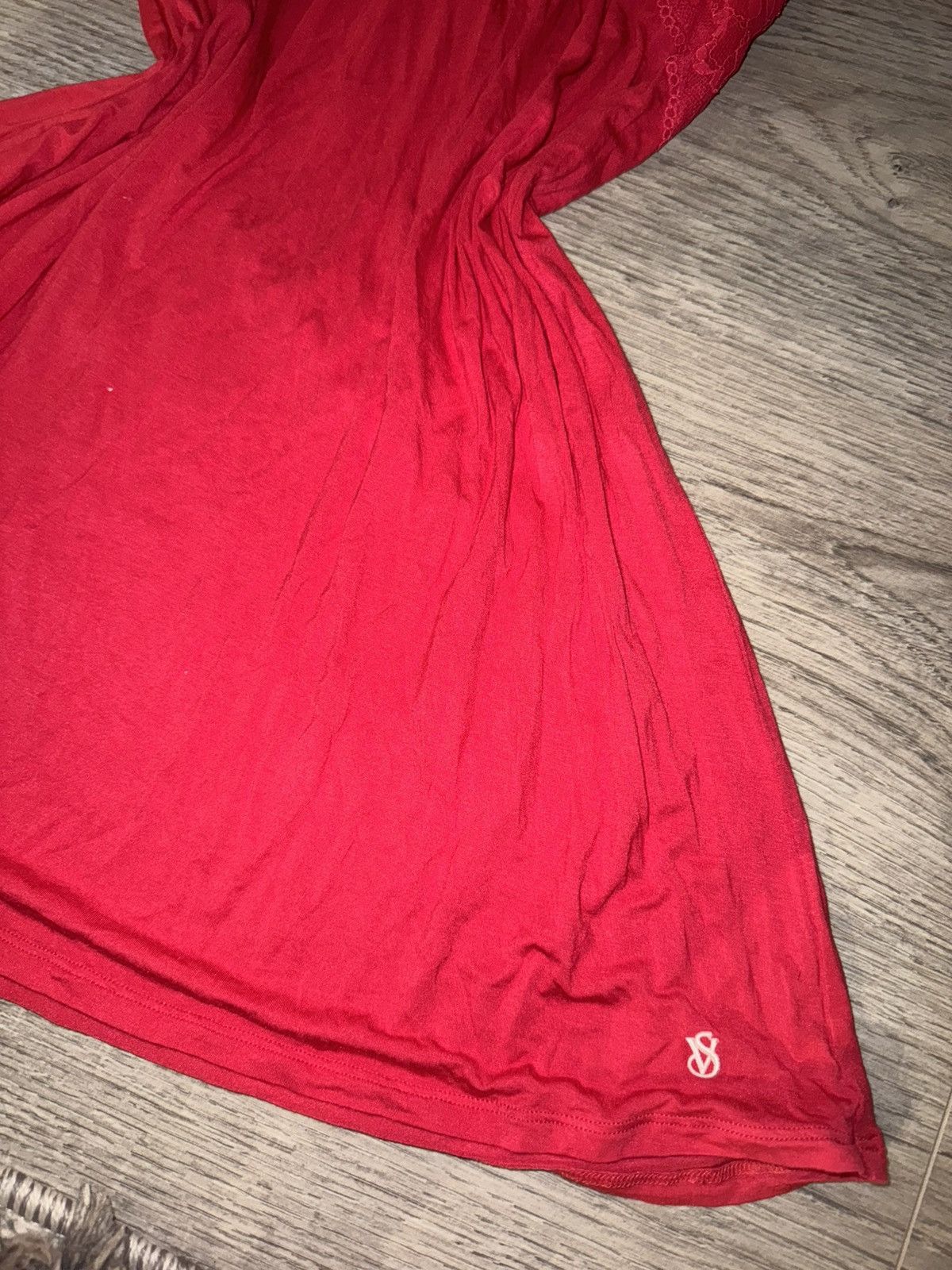 Victoria's Secret Victoria’s Secret Super Soft Lacy Red Lingerie Dress L Size L / US 10 / IT 46 - 2 Thumbnail