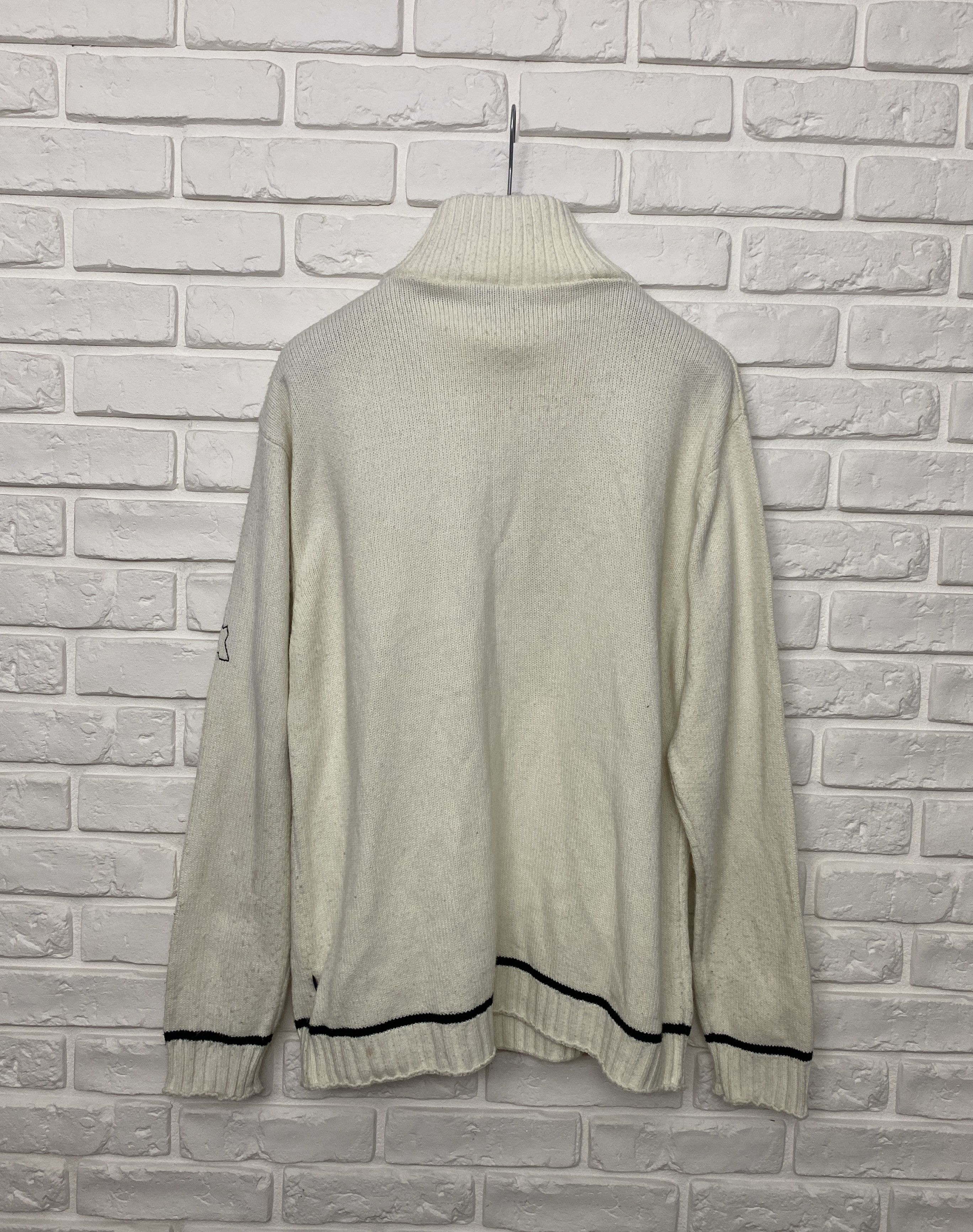 Dolce & Gabbana 90s Dolce&Gabbana D&G Wool Sweater Ski 1/4Zip Size L Size US L / EU 52-54 / 3 - 9 Thumbnail