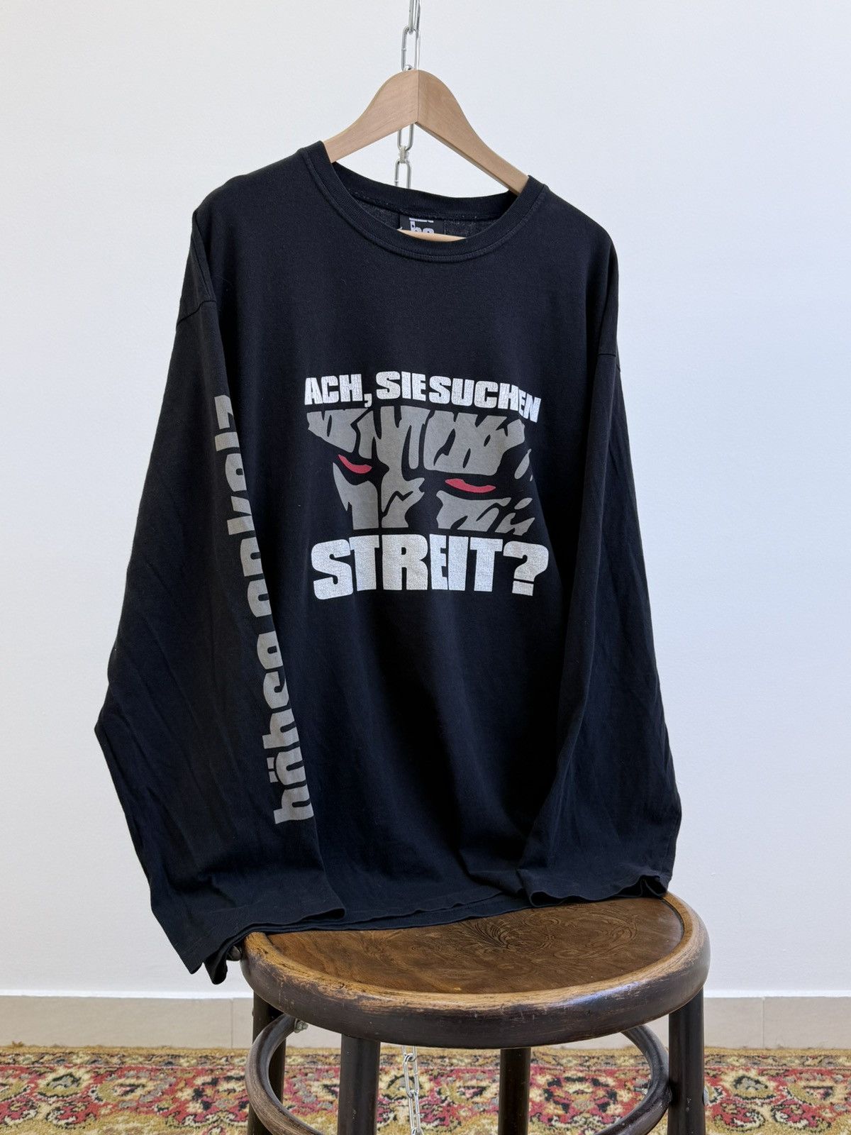 Band Tees Vintage 90s Bohse Onkelz Band Long Sleeve T-Shirt Size US XL / EU 56 / 4 - 1 Thumbnail