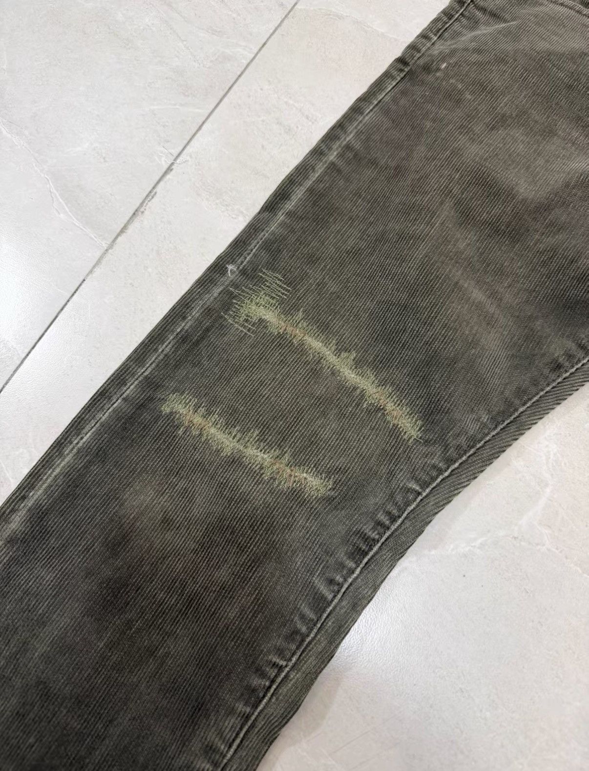 Neighborhood NEIGHBORHOOD SAVAGE CORD CEPT Distressed Corduroy Pants J34 Size US 32 / EU 48 - 3 Thumbnail