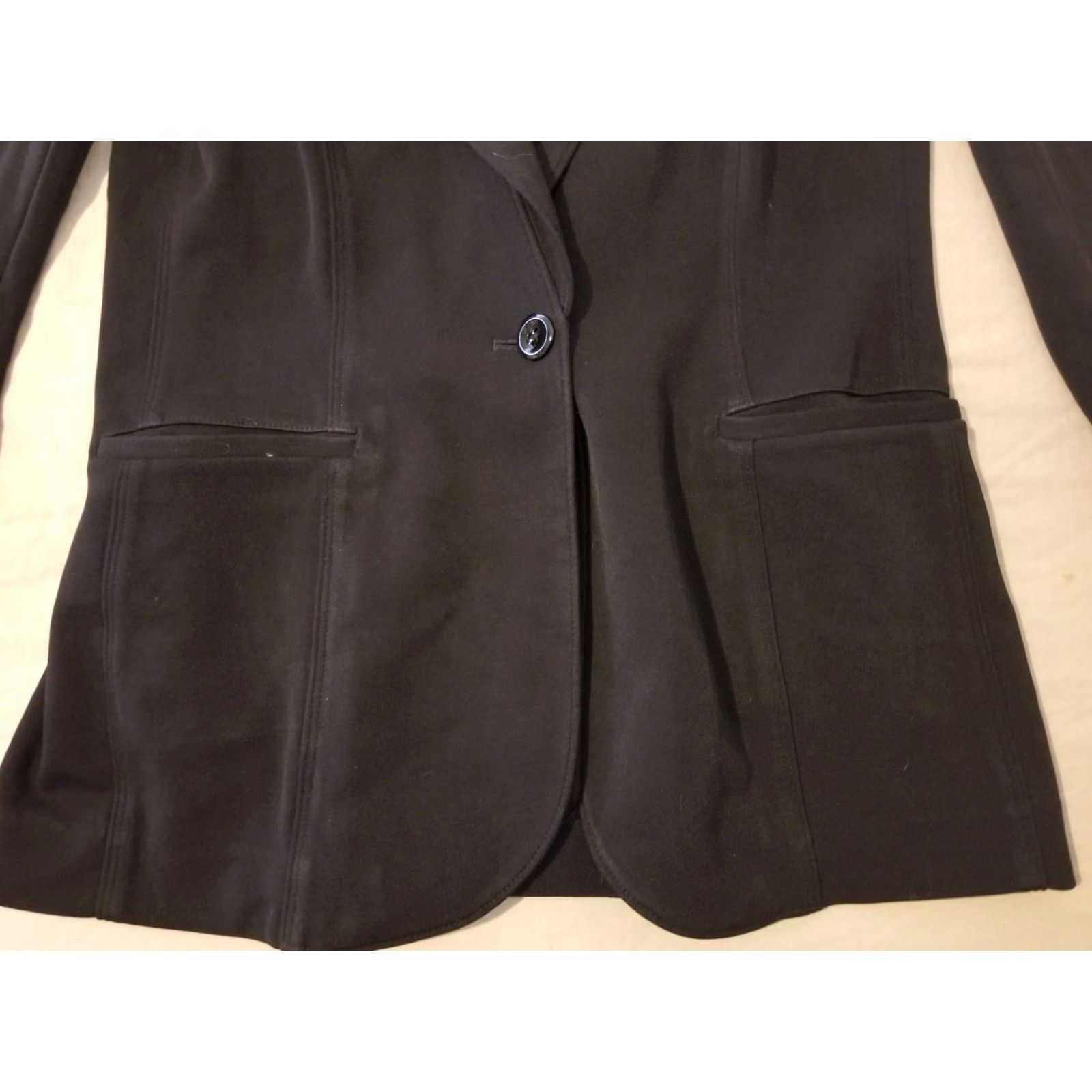 White House Black Market Womens White House Black Market Jacket Blazer 4 Black Black House White Market Blazer Womens Regular Fall Spring Winter 4 Blazer Mens Girls Boys Size S / US 4 / IT 40 - 3 Thumbnail