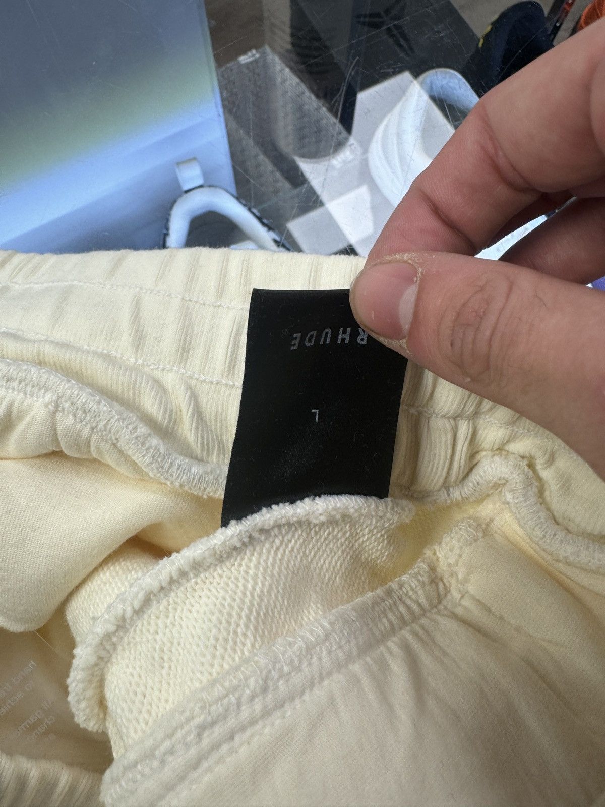 Rhude Rhude Cream Shorts Size US 34 / EU 50 - 5 Thumbnail