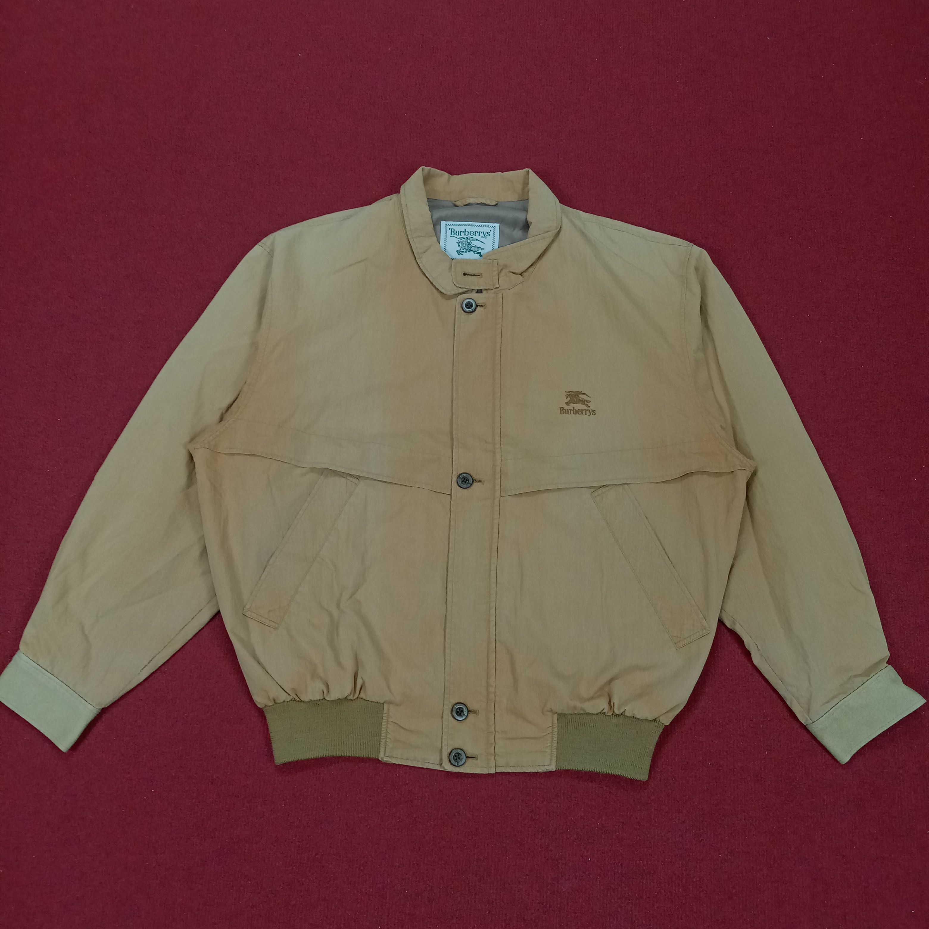 Burberry × Vintage Burberrys Luxury Brand Small Logo Design Jacket Size US L / EU 52-54 / 3 - 1 Thumbnail