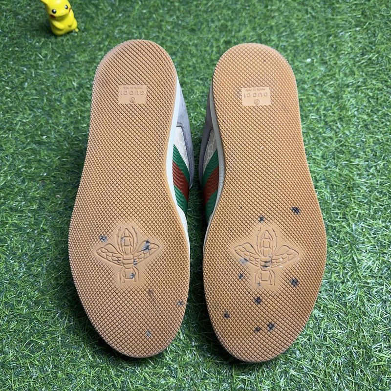 Gucci Gucci Screener Low-Top Sneakers in Gray - Size US 6.5 / EU 39-40 - 2 Thumbnail