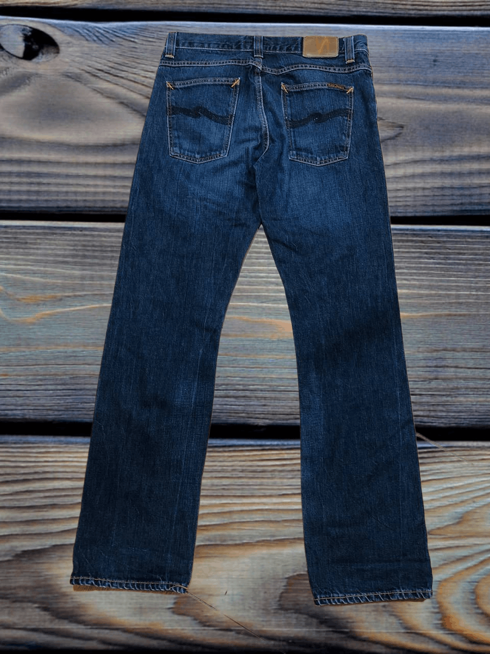 Nudie Jeans Nudie Jeans Steady Eddie Denim Jeans Button Fly Slim Size US 33 - 1 Thumbnail