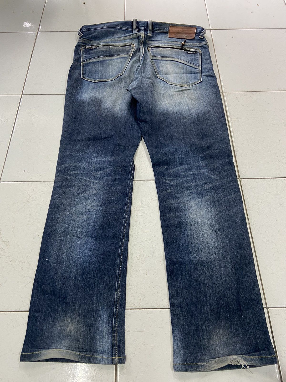 Japanese Brand BACK NUMBER RELAXY DENIM JEANS Size US 32 / EU 48 - 2 Thumbnail
