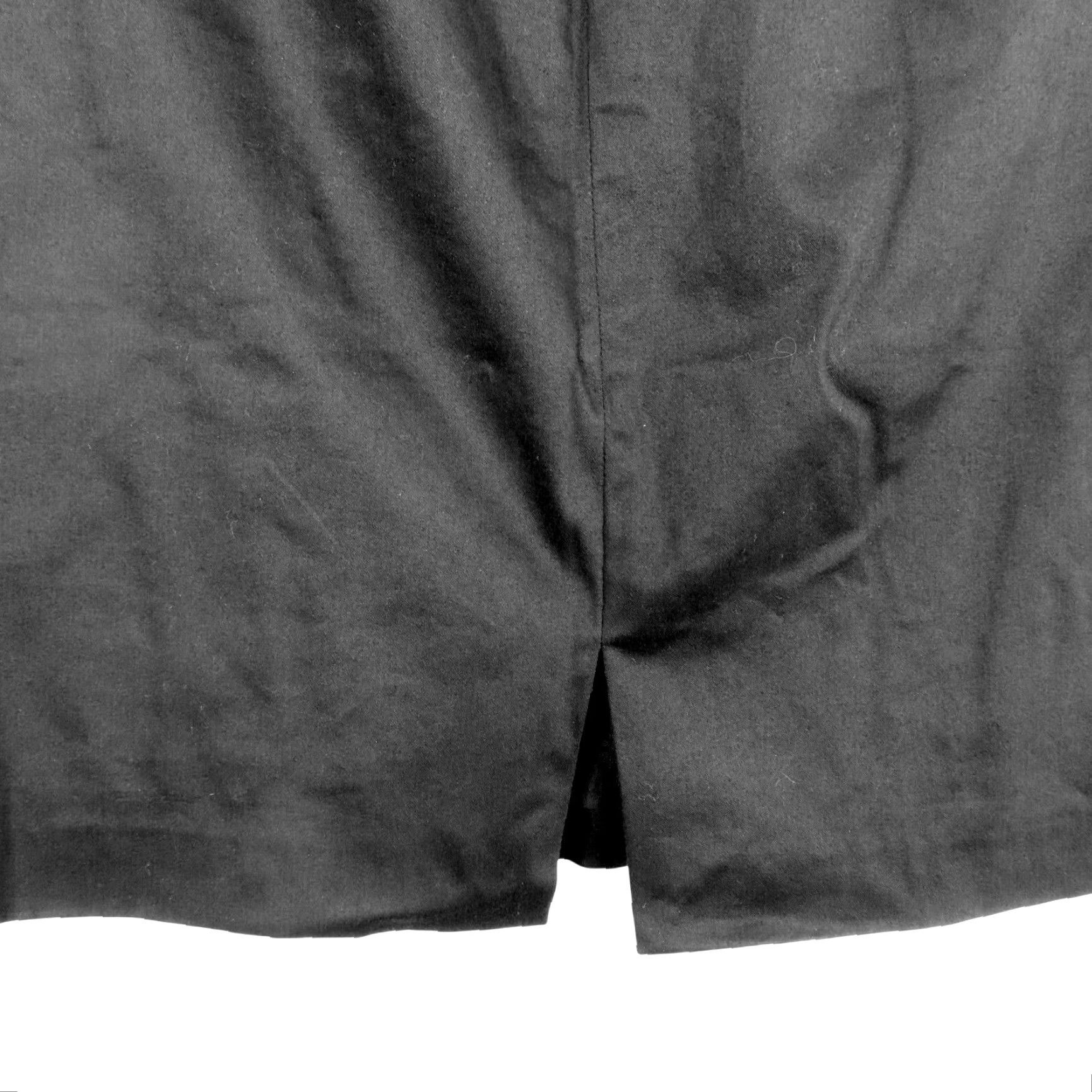 Doublet Valerie Stevens Skirt Cashmere Blend? 10P Black Pencil Straight Women Size 10P Knee Length Size 32" / US 10 / IT 46 - 5 Thumbnail