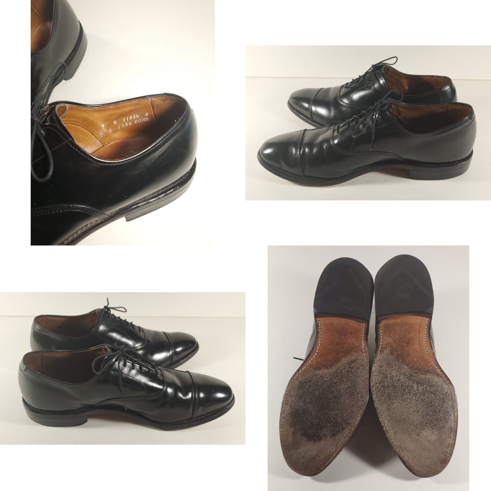 Allen Edmonds Allen Edmonds Park Avenue Black Leather Captoe Oxford Mens 9 B Dress Shoes Men Black Oxford Captoe Park Avenue Leather Mens 9 B Size US M / EU 48-50 / 2 - 8 Thumbnail