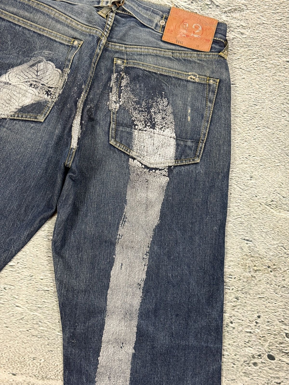 Evisu Evisu jeans silver daicock big logo selvedge denim Size US 30 / EU 46 - 4 Thumbnail