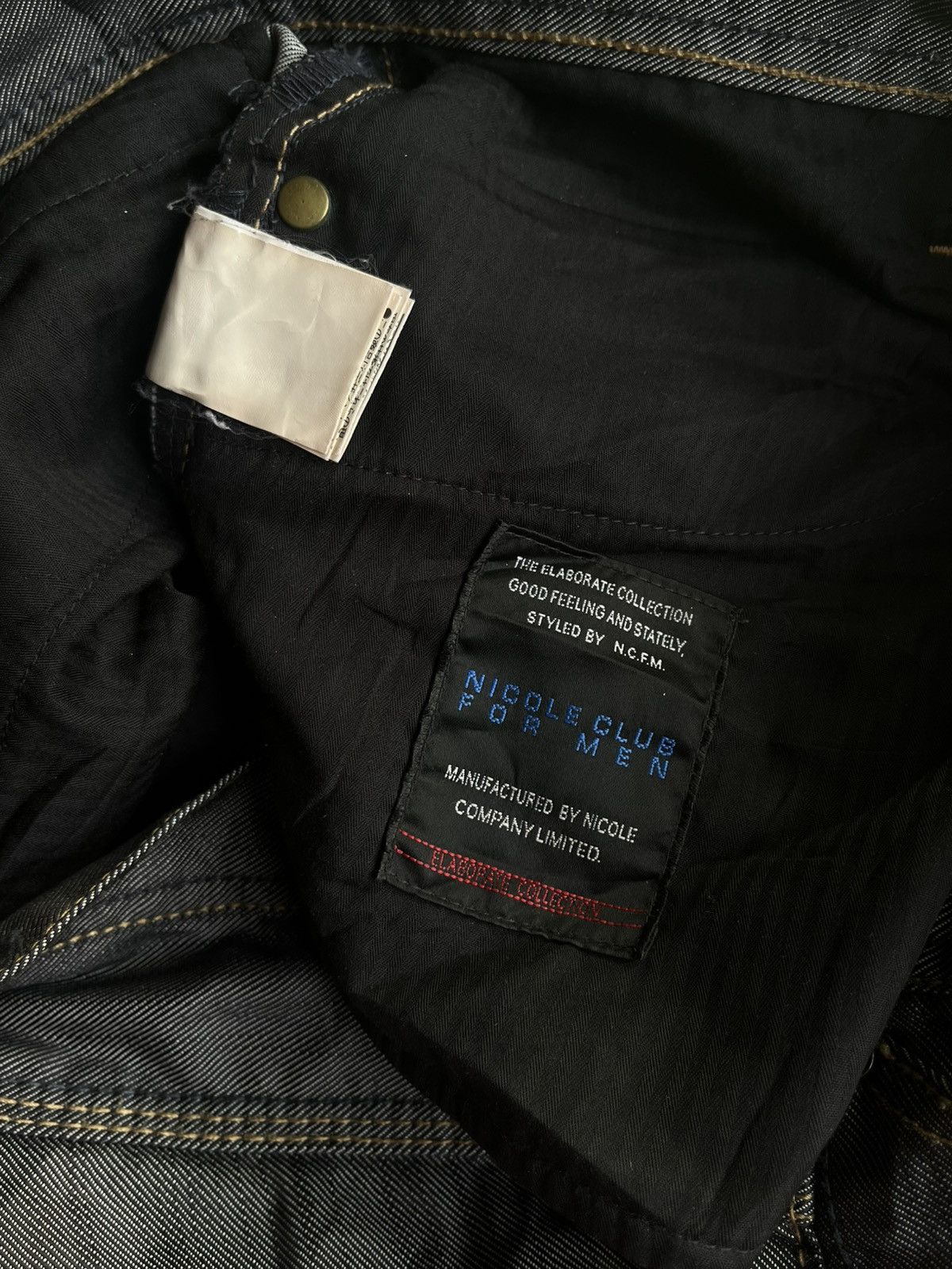 Isamu Katayama Backlash NCFM JAPANESE NICOLE CLUB FOR MEN FLARE DENIM PANTS BOOT CUT Size US 32 / EU 48 - 10 Thumbnail
