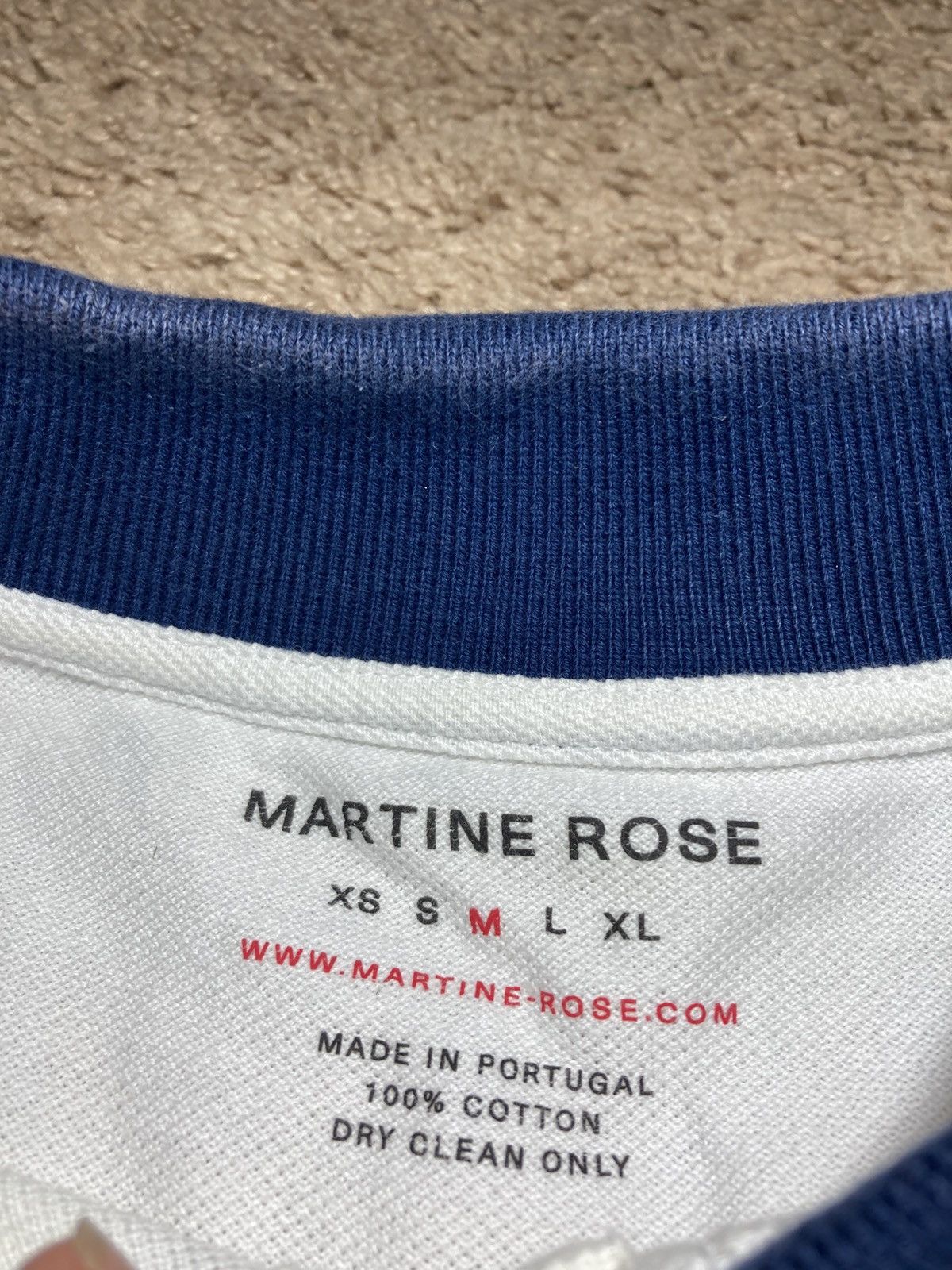Martine Rose SS20 Martine Rose Striped Asymmetrical Polo Anywear 2020 Size US M / EU 48-50 / 2 - 3 Thumbnail