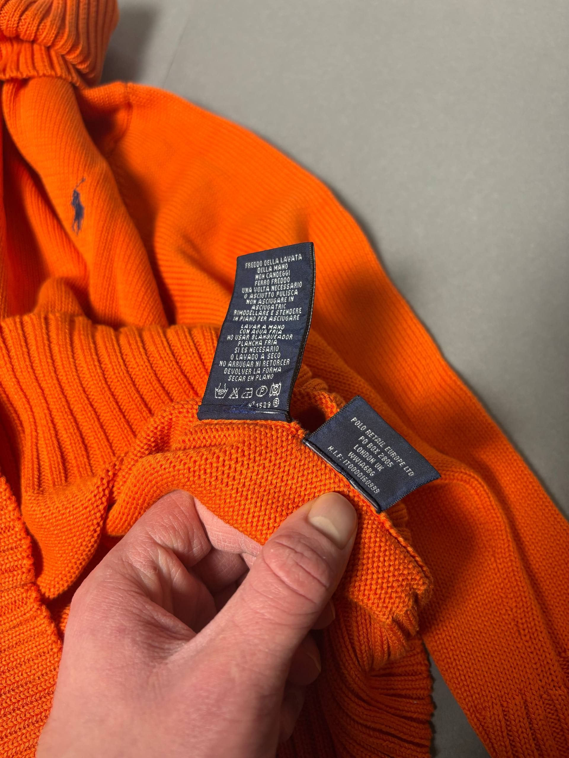 Polo Ralph Lauren Vintage Woman's Polo Ralph Lauren Cable Knit V-Neck Sweater Size M / US 6-8 / IT 42-44 - 6 Thumbnail